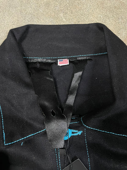 VLONE Friends Denim Suit Black Blue Small Used