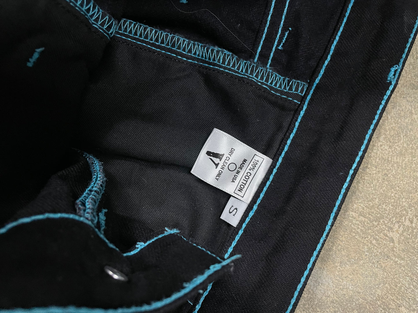 VLONE Friends Denim Suit Black Blue Small Used