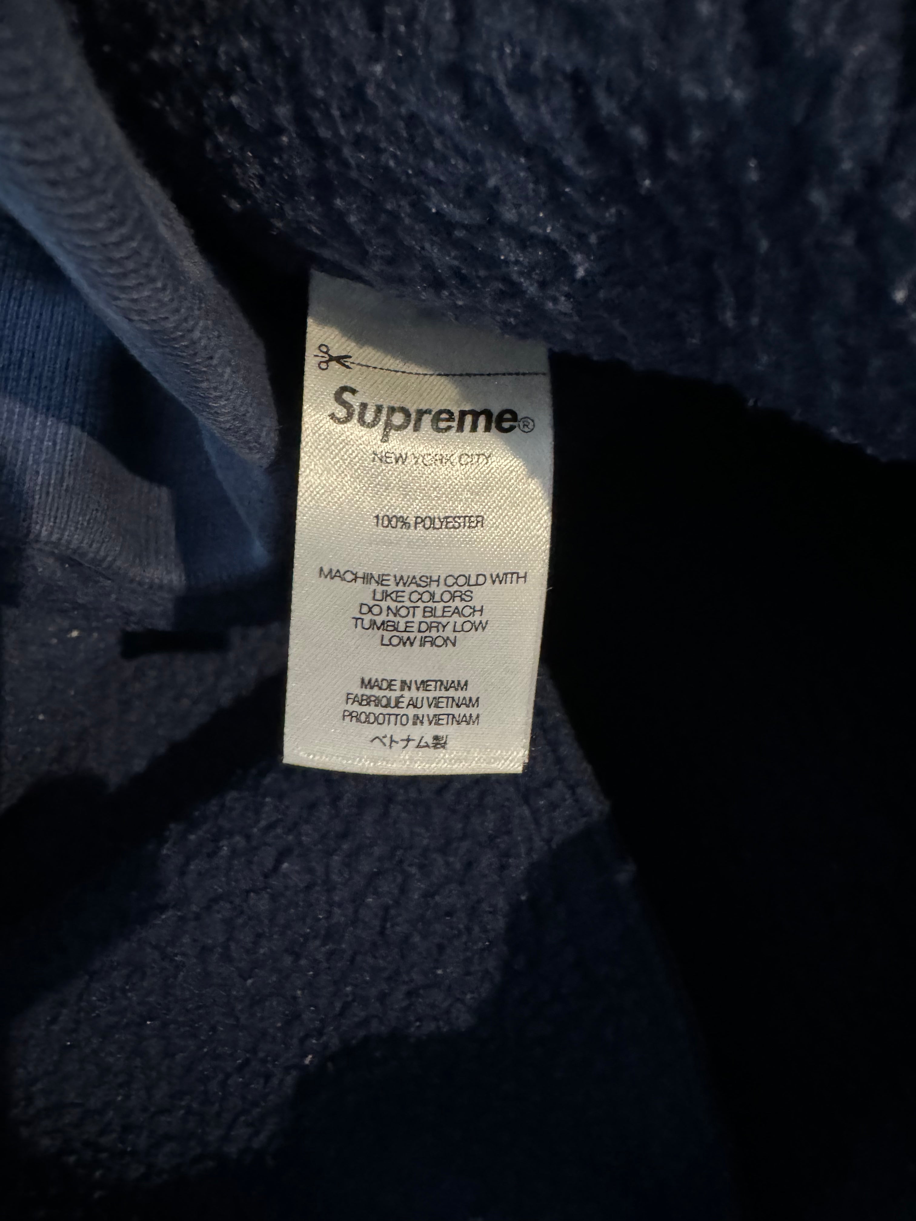 Supreme Windstopper Pants Navy Used Large