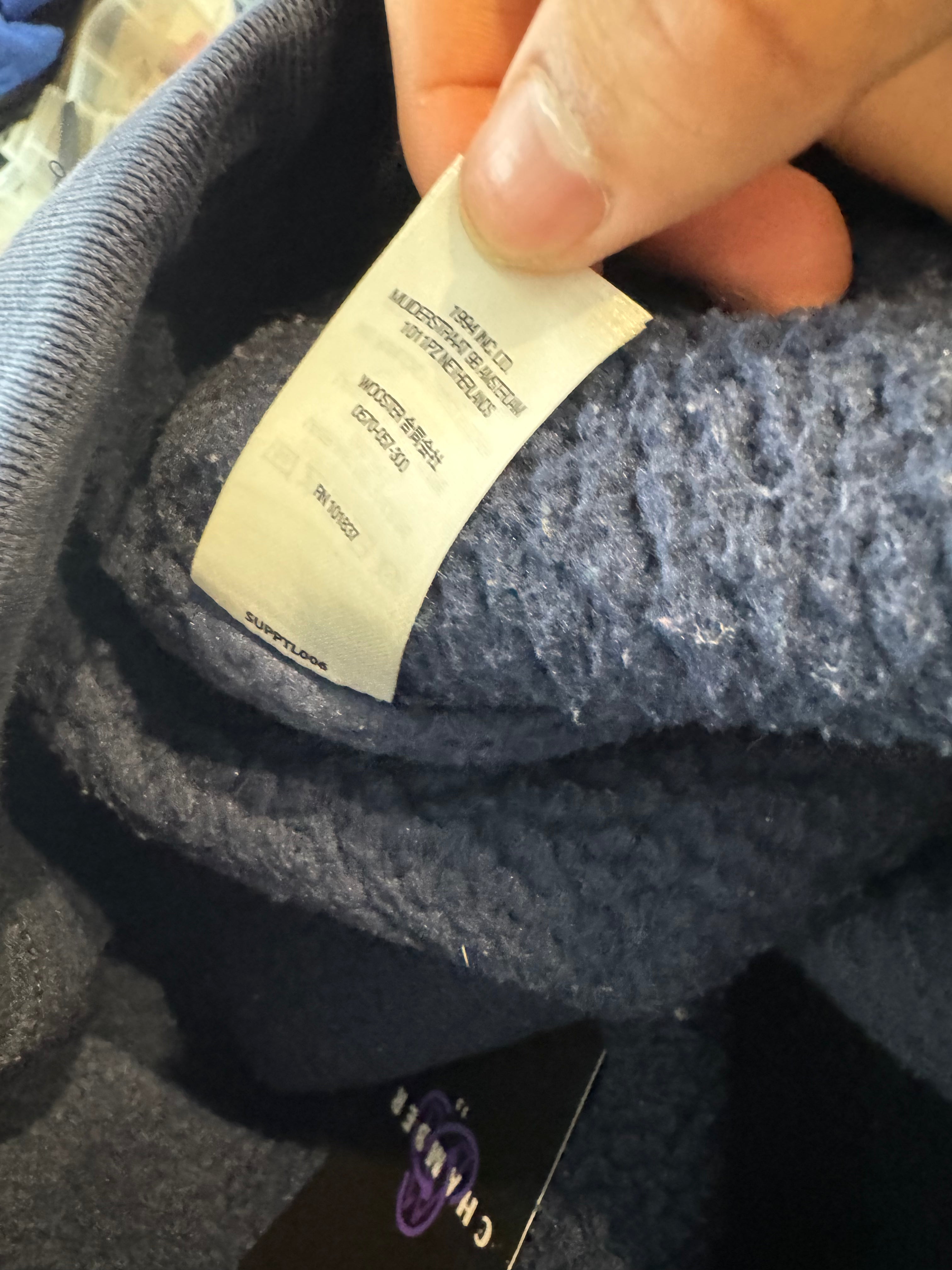 Supreme Windstopper Pants Navy Used Large