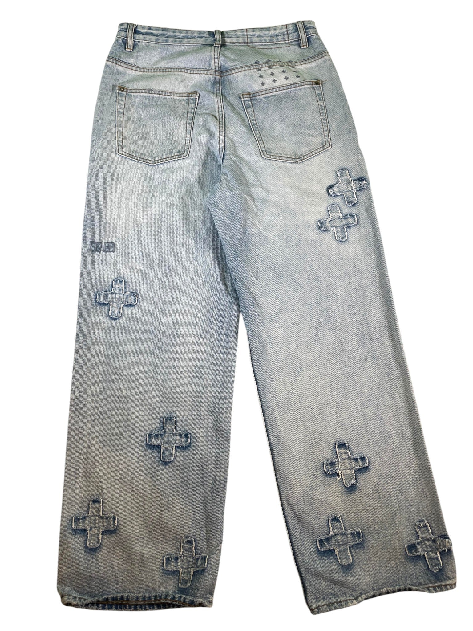 Ksubi  Plus Logo Light Wash Jeans