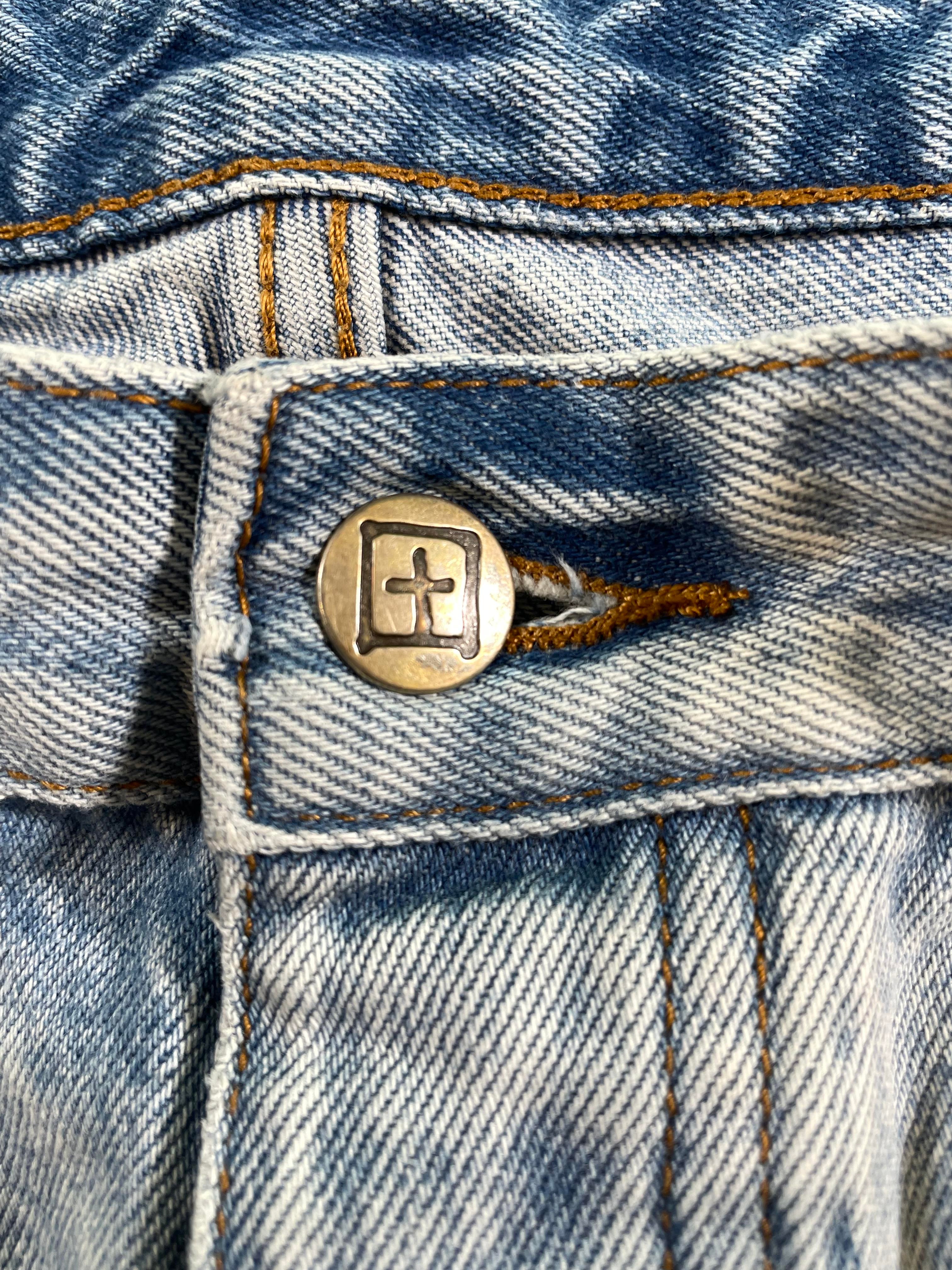 Ksubi  Plus Logo Light Wash Jeans