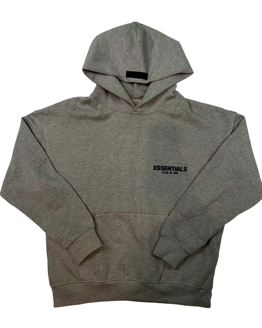 Essentials Dark Oatmeal Hoodie