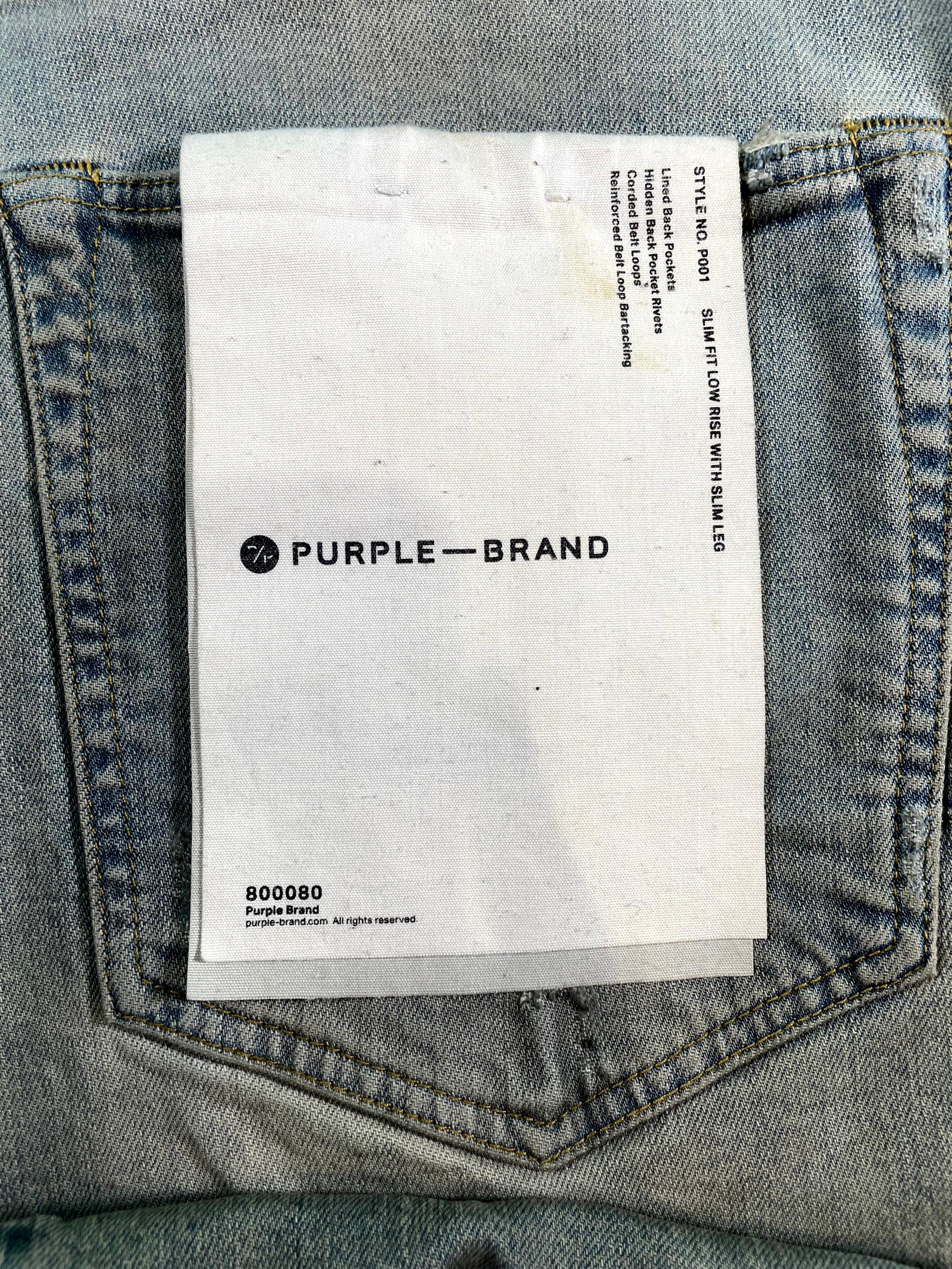 Purple Brand Light Wash Jeans