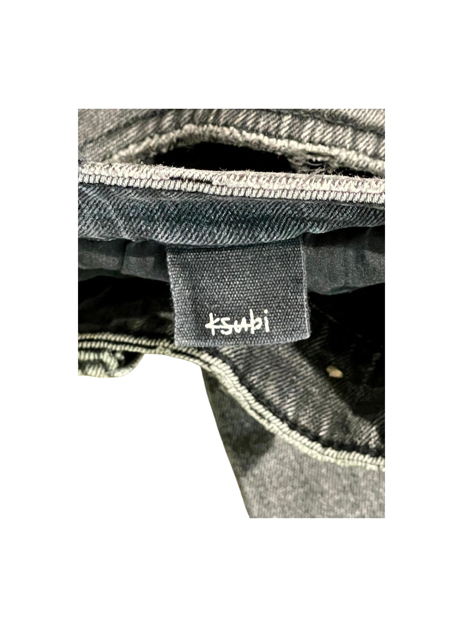 Ksubi Plain Black Wash Jeans