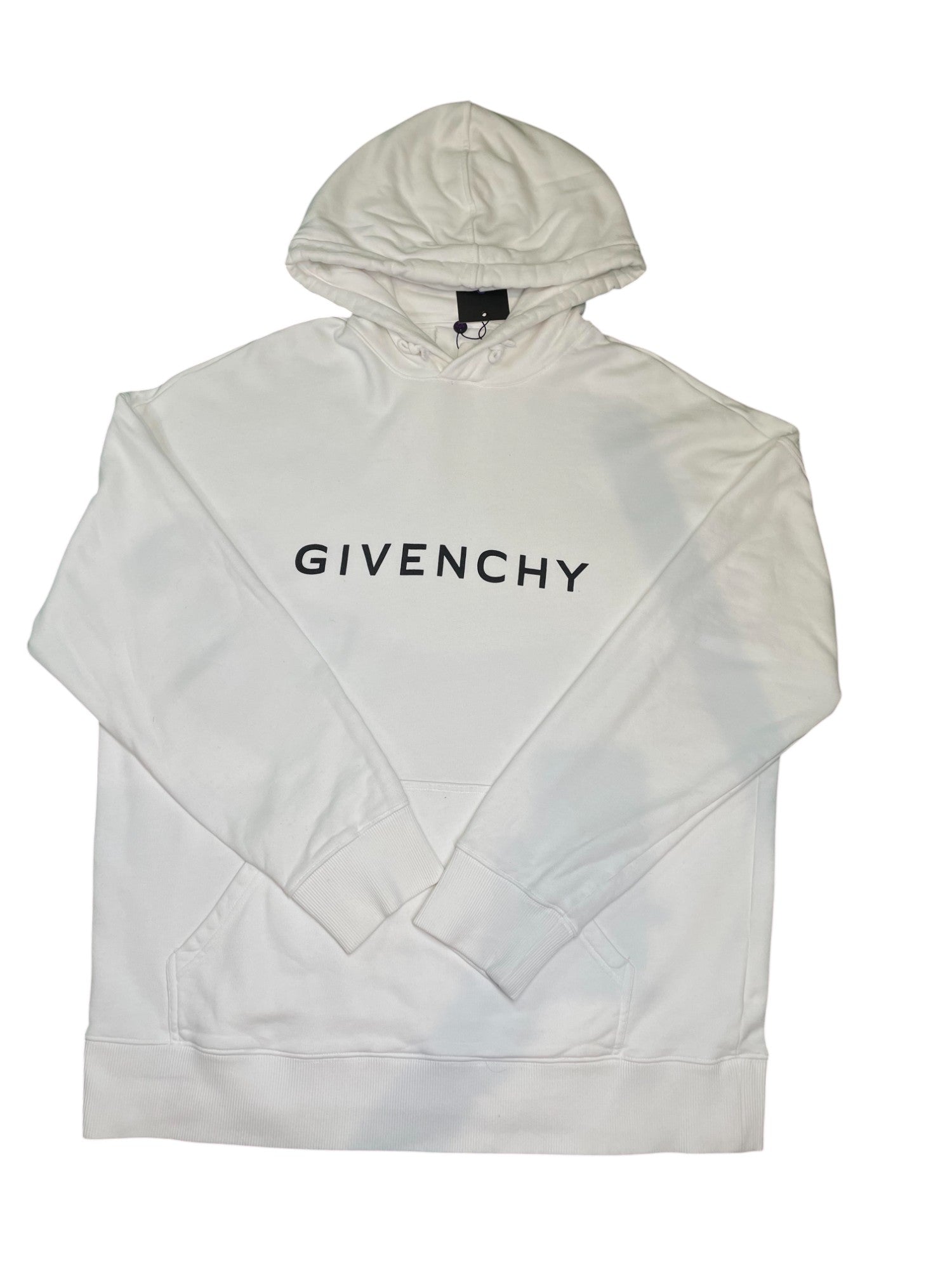 Givenchy Black Logo White Hoodie