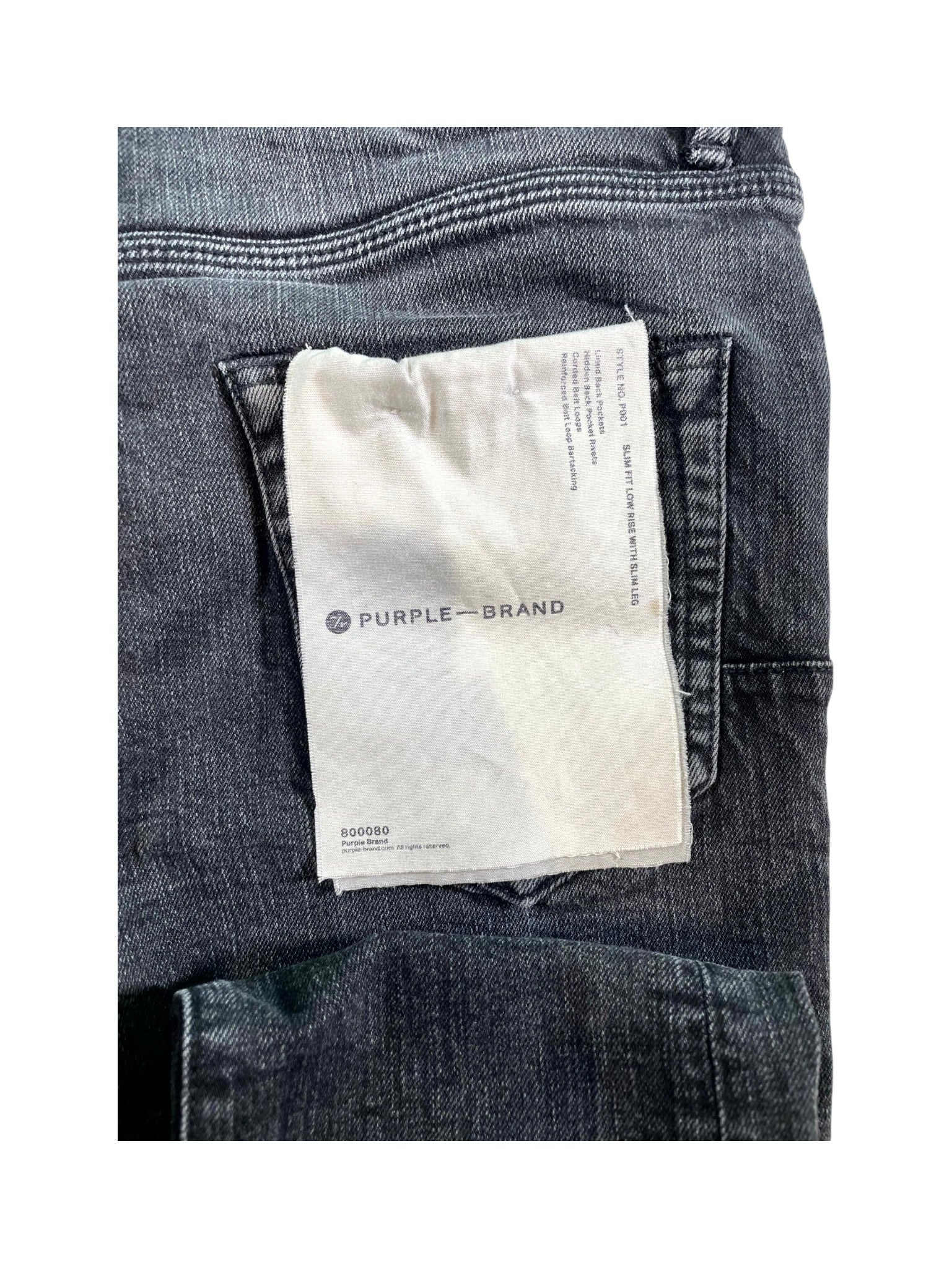 Purple Brand Black Wash Jeans