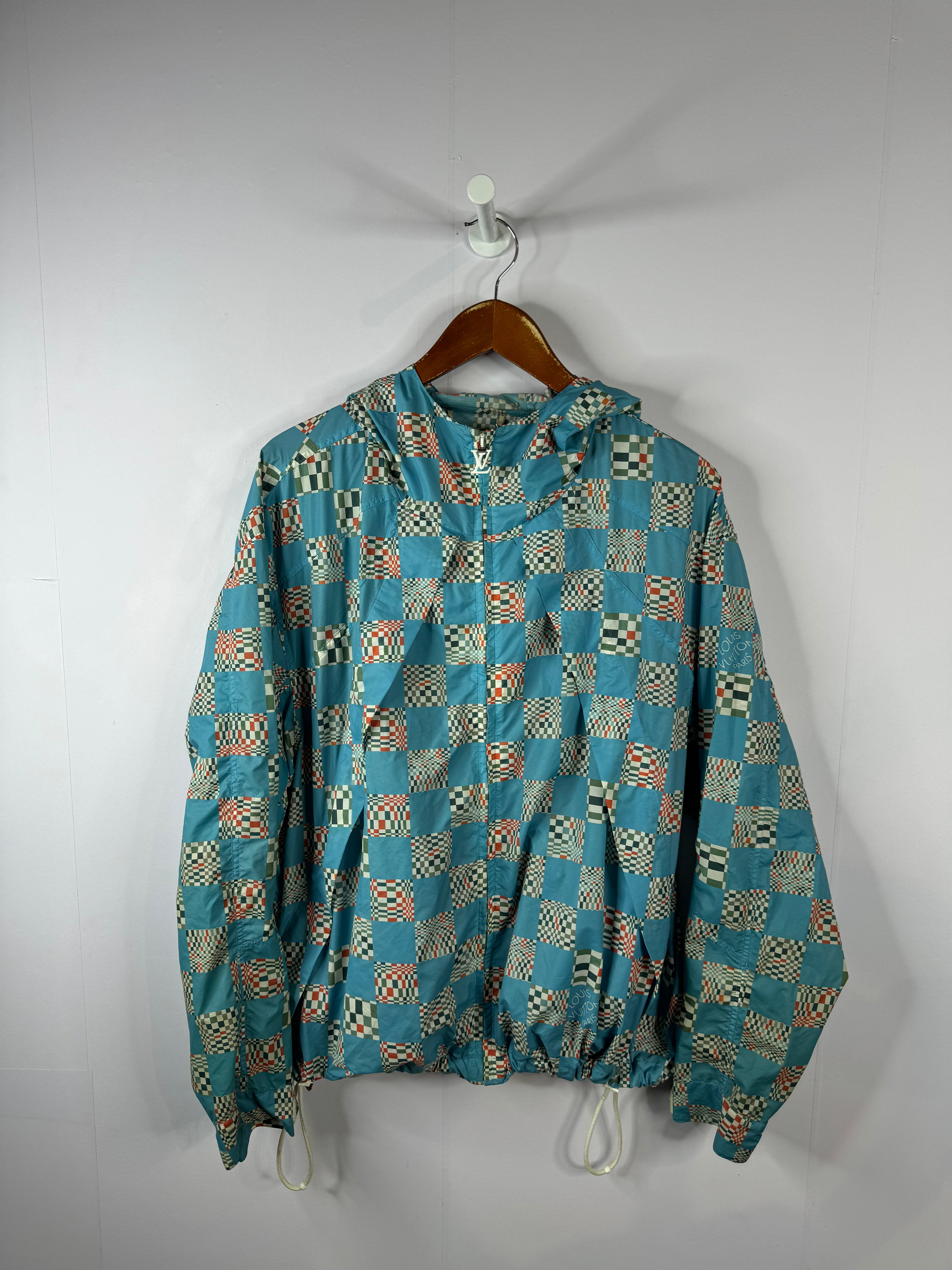 LV Damier Multicolored Jacket Used 46 (XXL)
