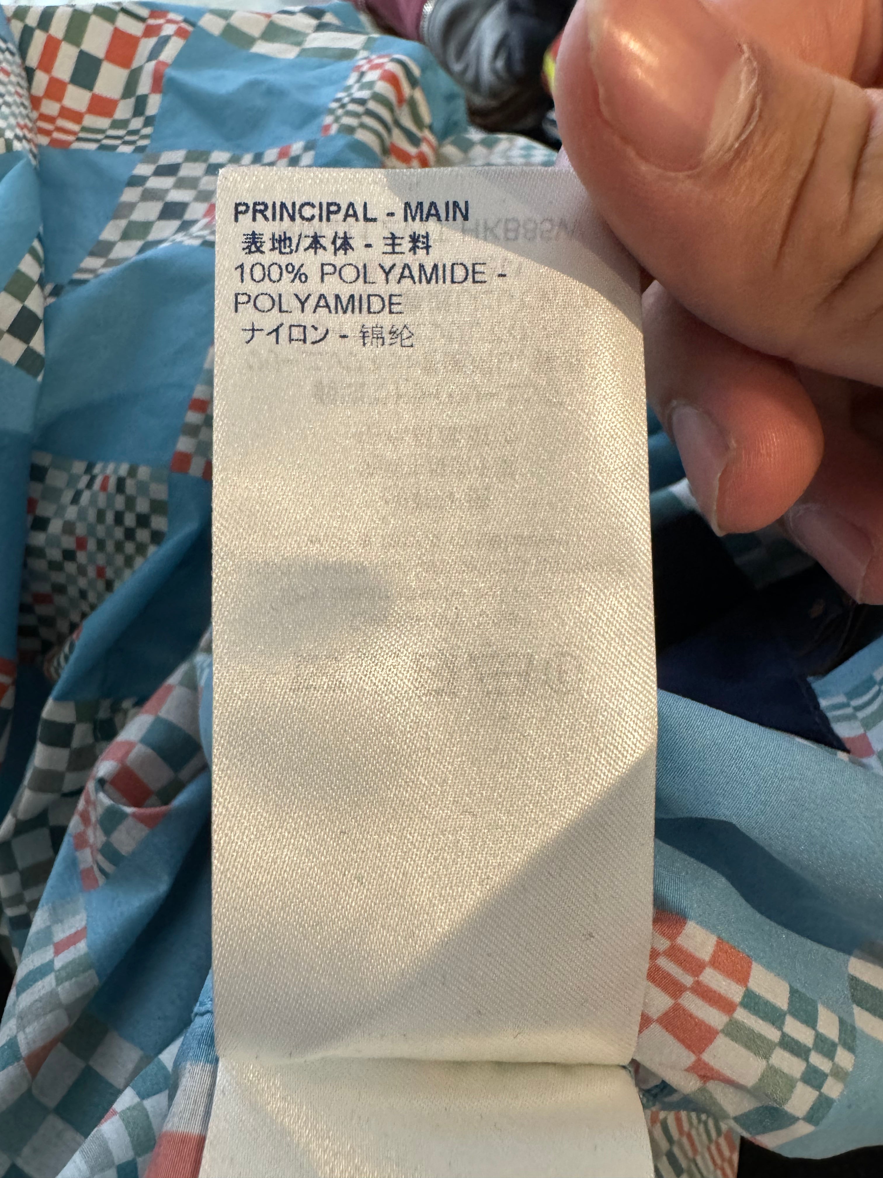 LV Damier Multicolored Jacket Used 46 (XXL)