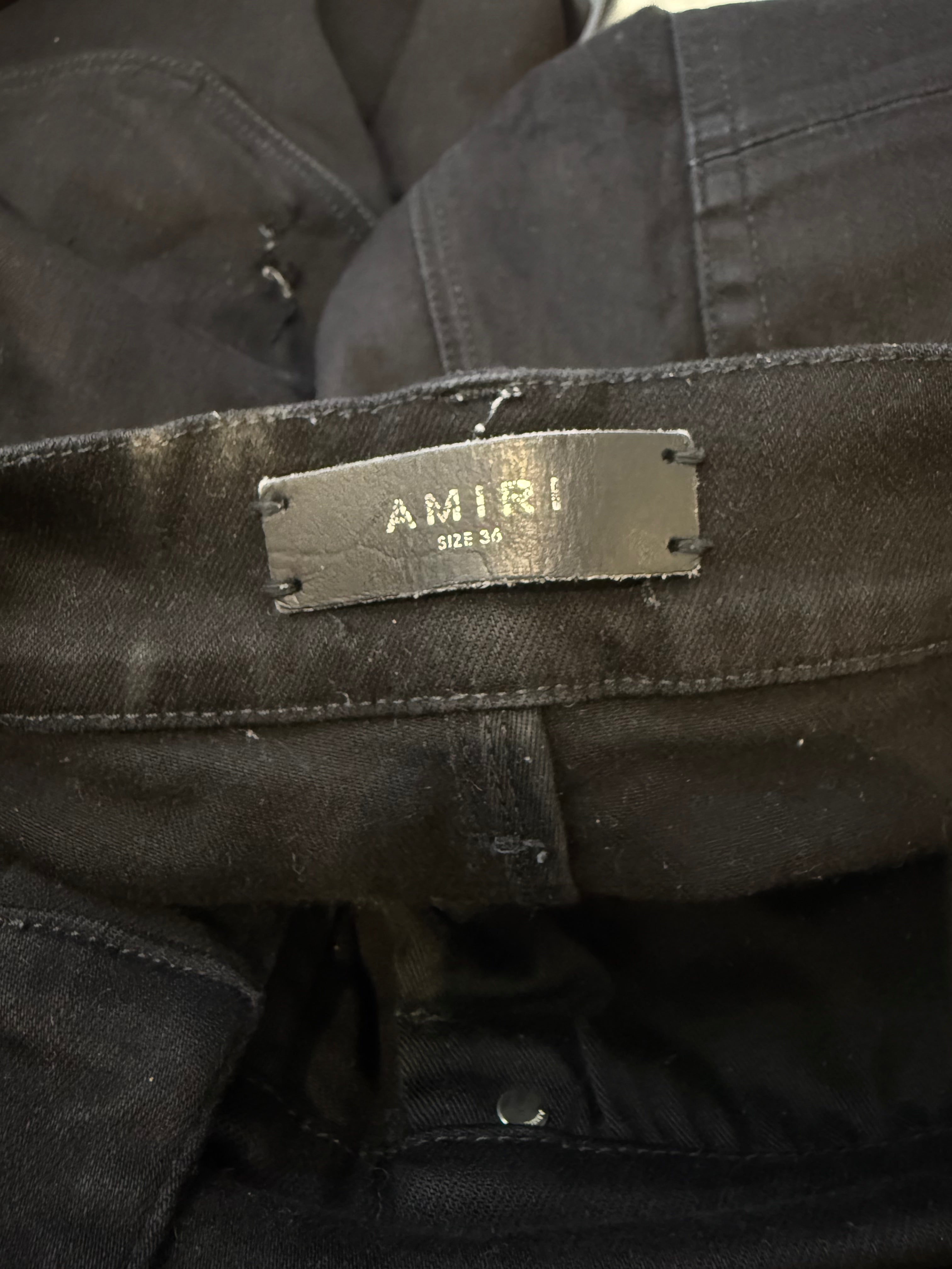 Amiri Black Thrasher Jeans Black Used 36