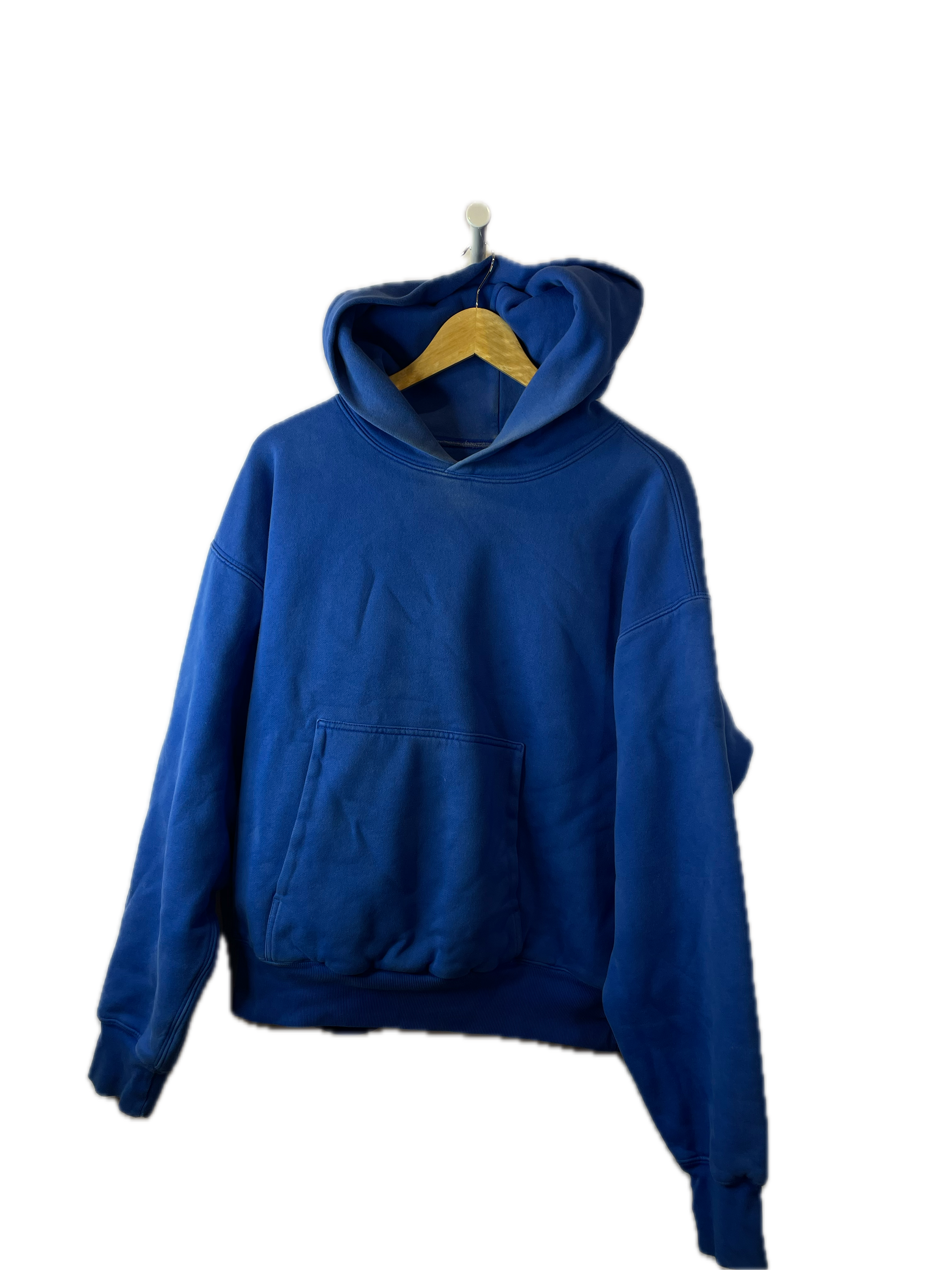 YZY Gap Blue Hoodie Used Medium