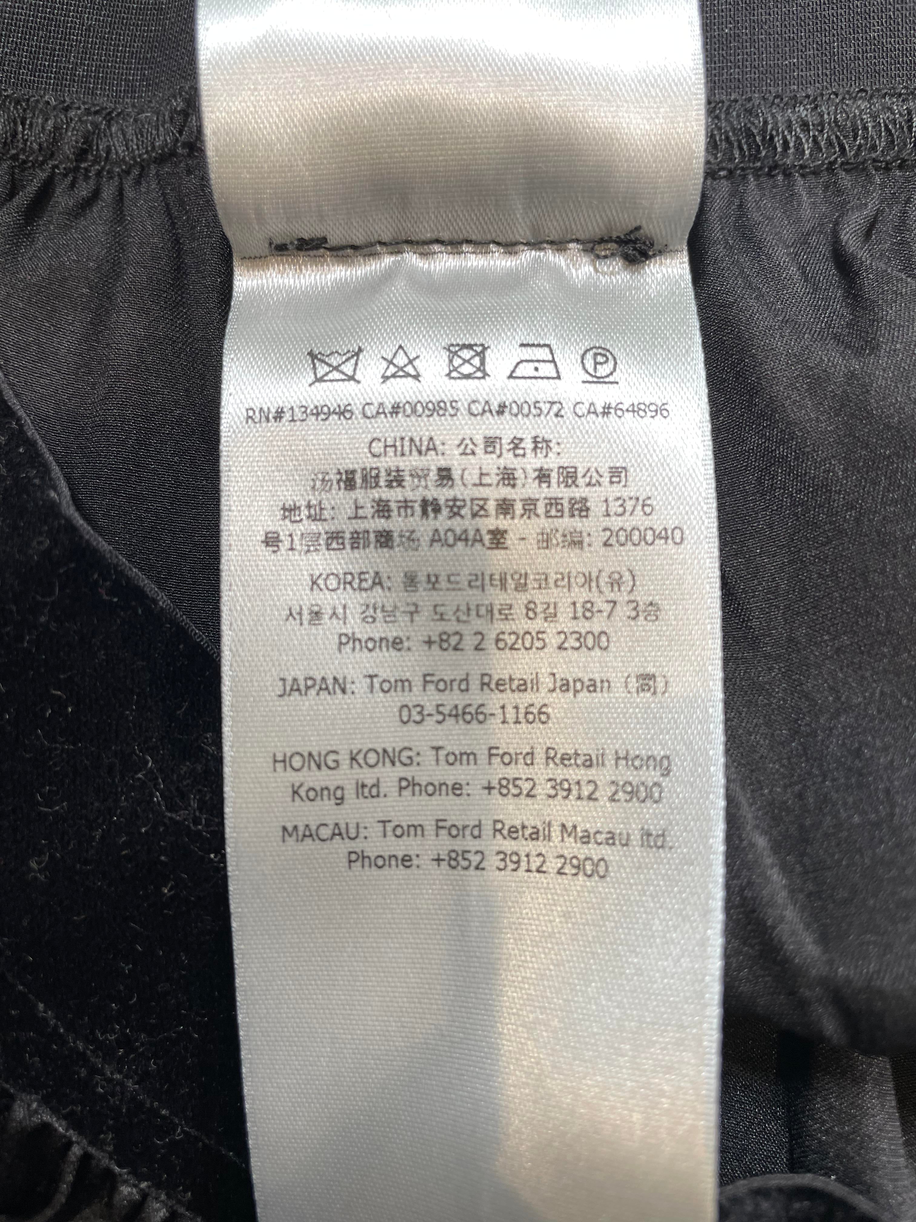 Tom Ford Silk Women Black Shorts