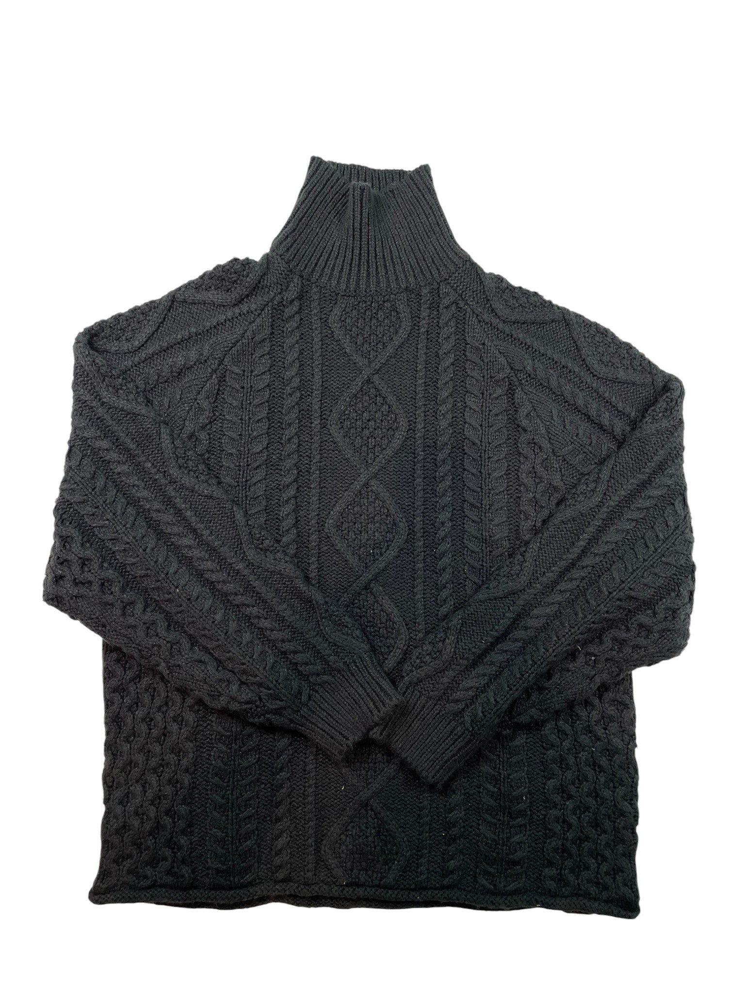 Essentials Knit Crewneck Black Sweatshirt
