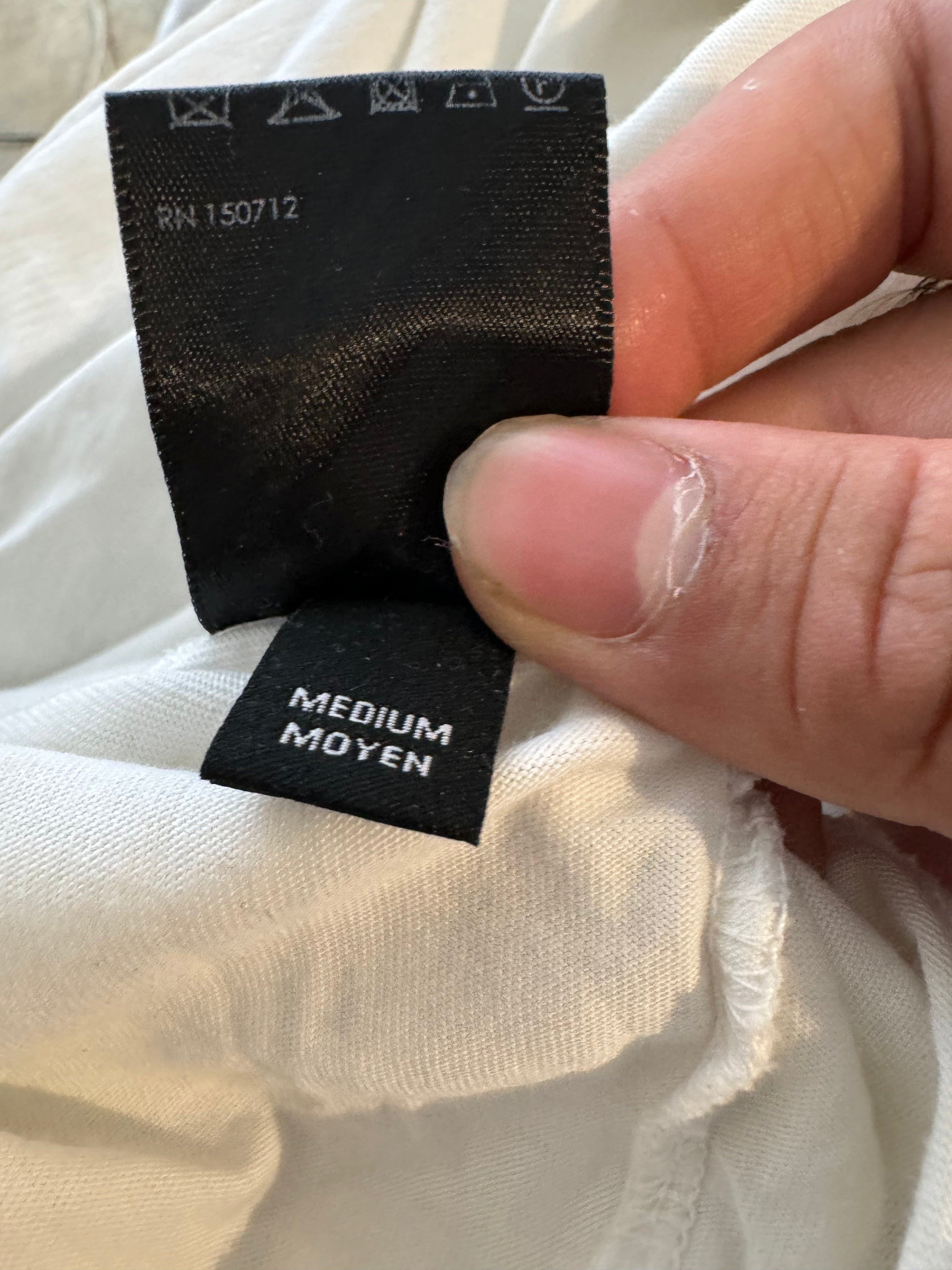 Amiri White Multi Color LS Used Medium