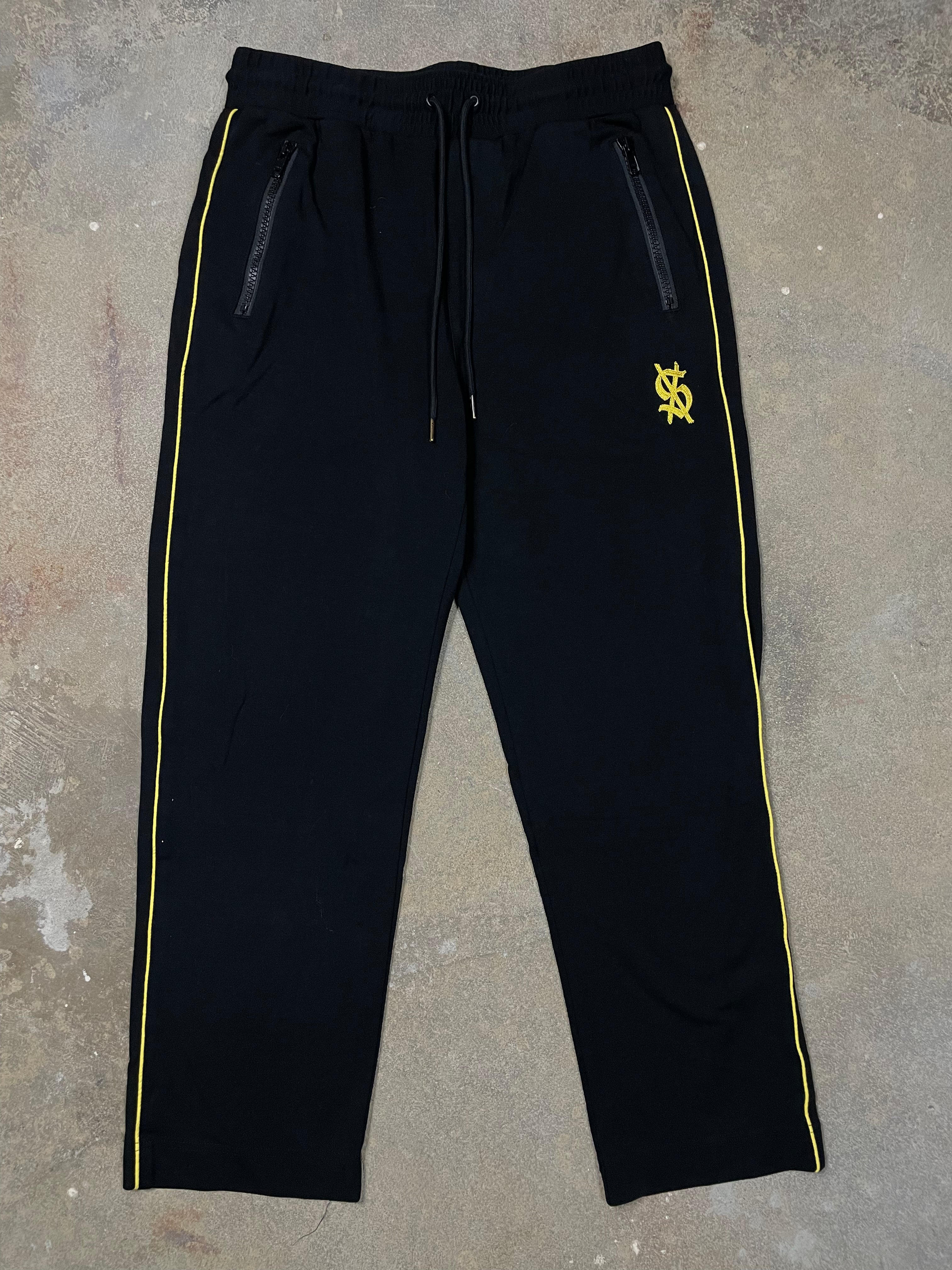 Ksubi Sweats Black Gold Medium Used