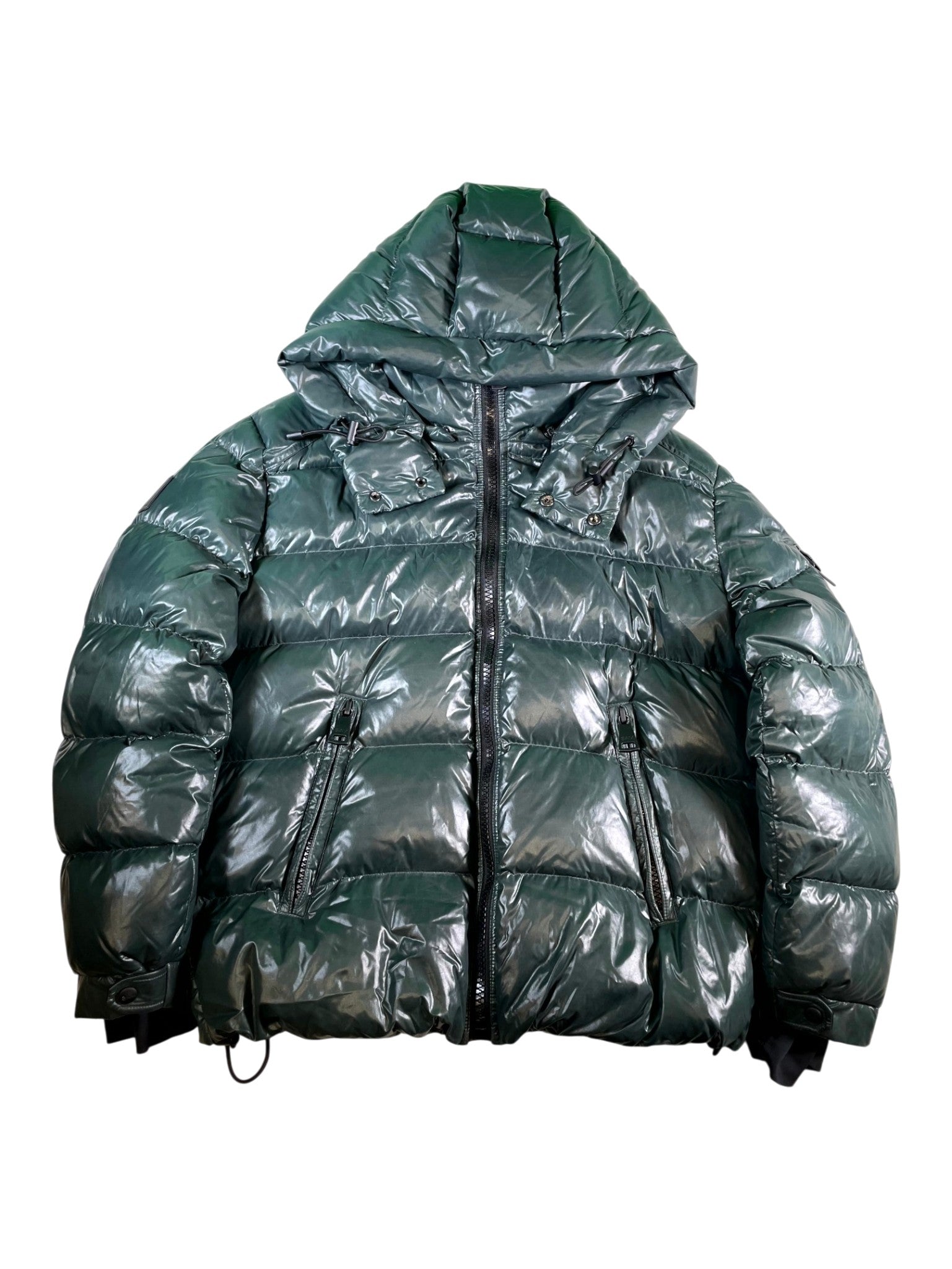 Sams (Women's) Dark Green Puffer Coat