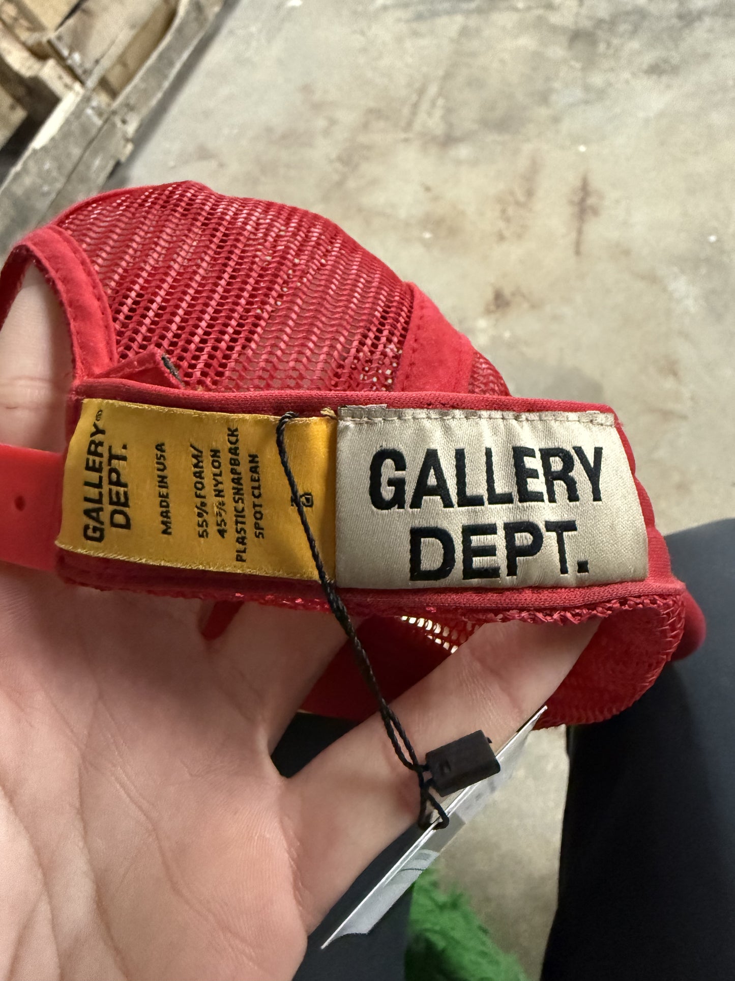 Gallery Dept Trucker Red Yellow Used OSFM