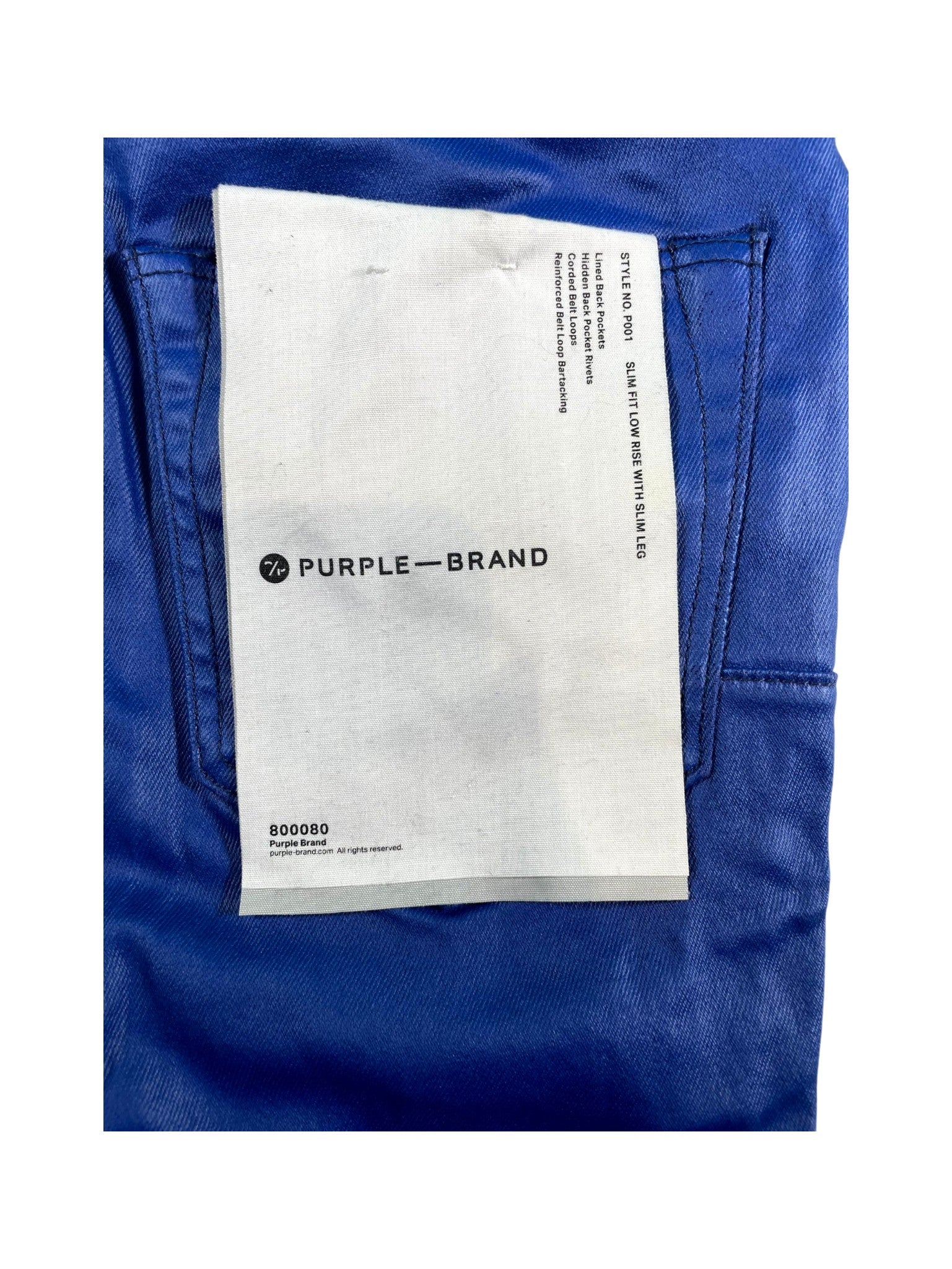 Purple Brand Wax Blue Jeans