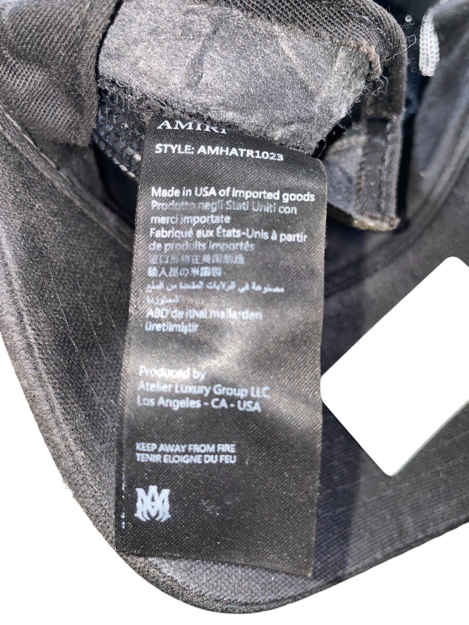 Amiri 'Arts District' Black Hat