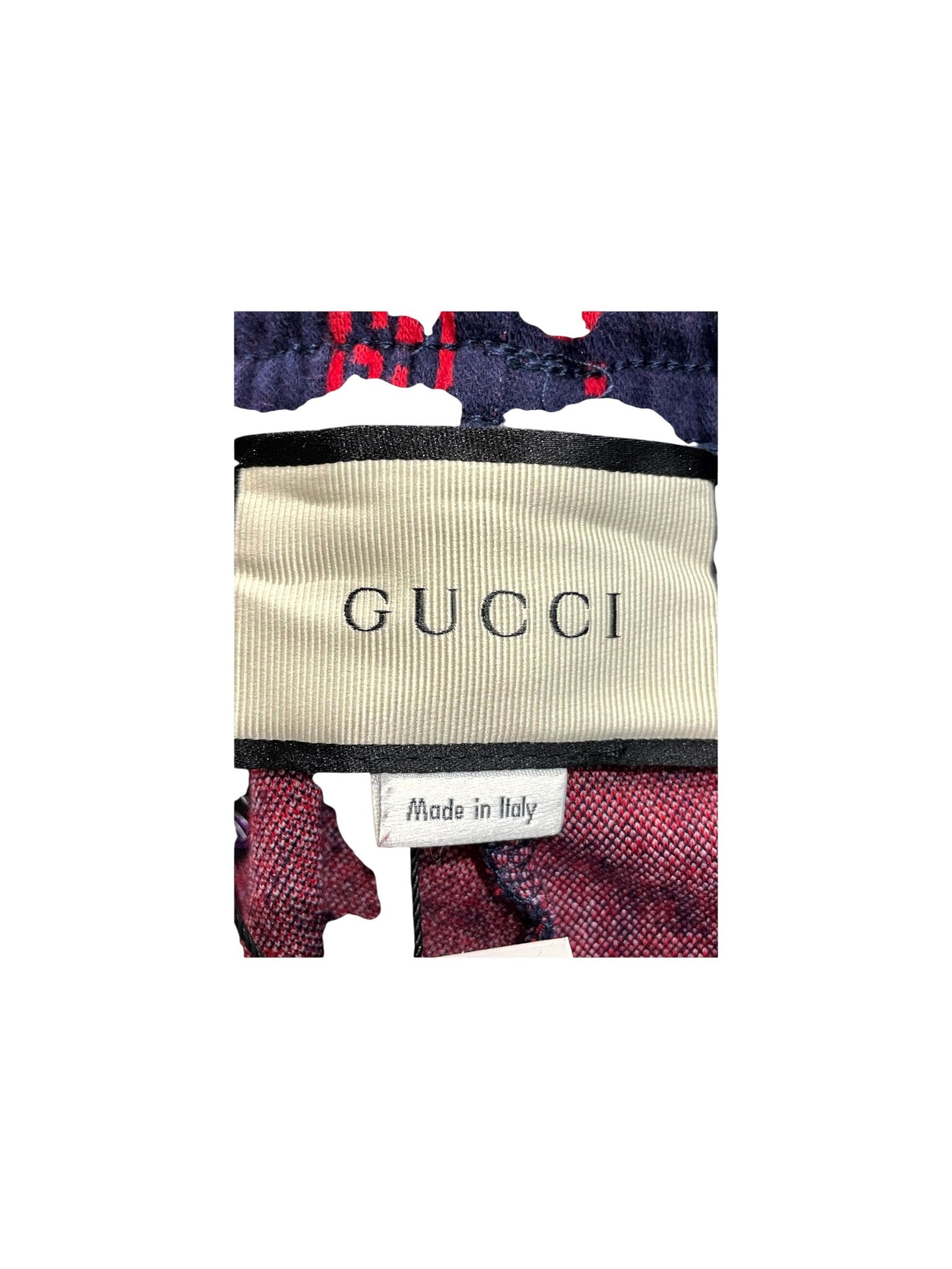 Gucci Monogram GG Navy & Red Sweats