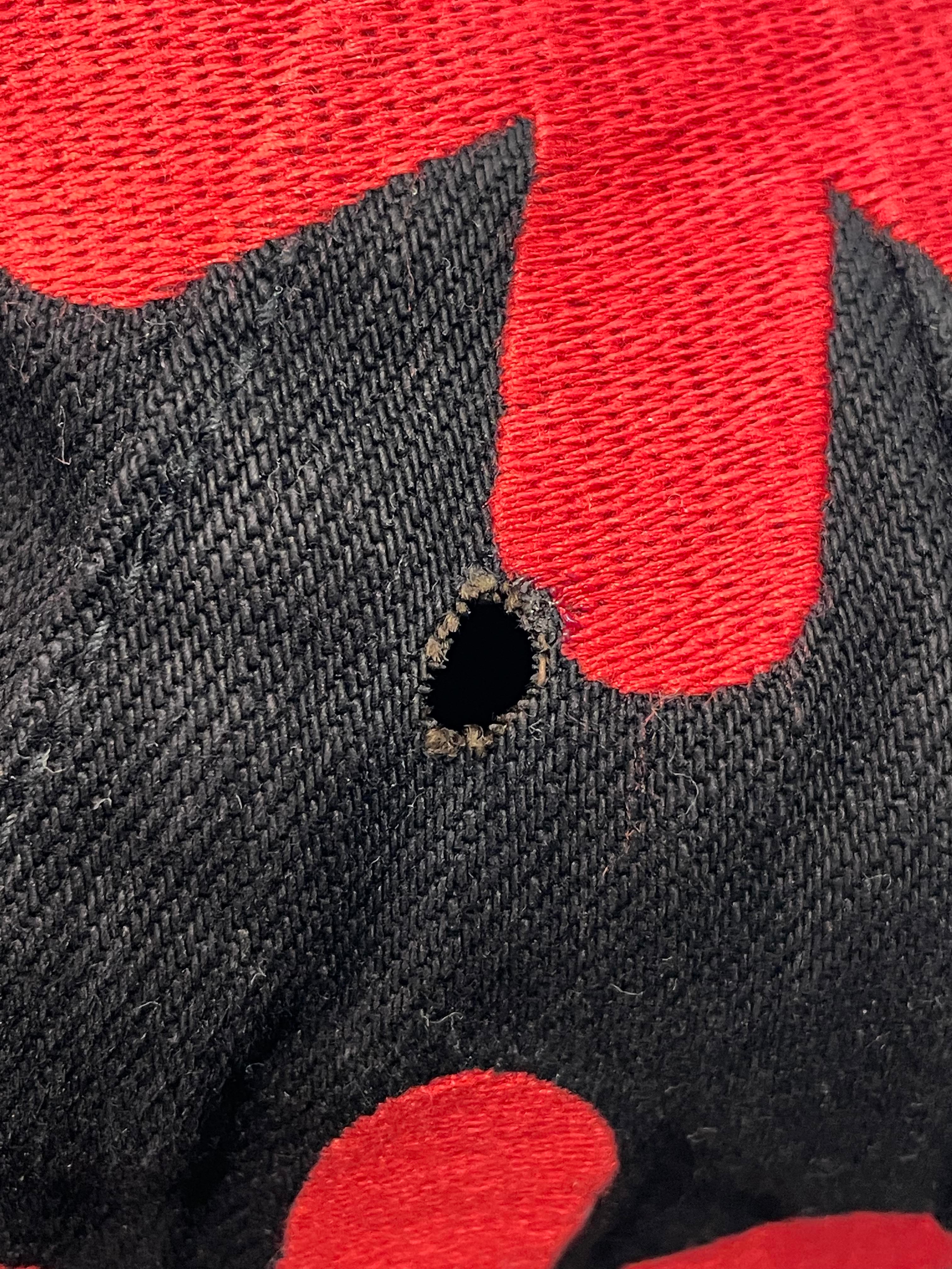 LOSTSHDWS Black Red Denim Jeans