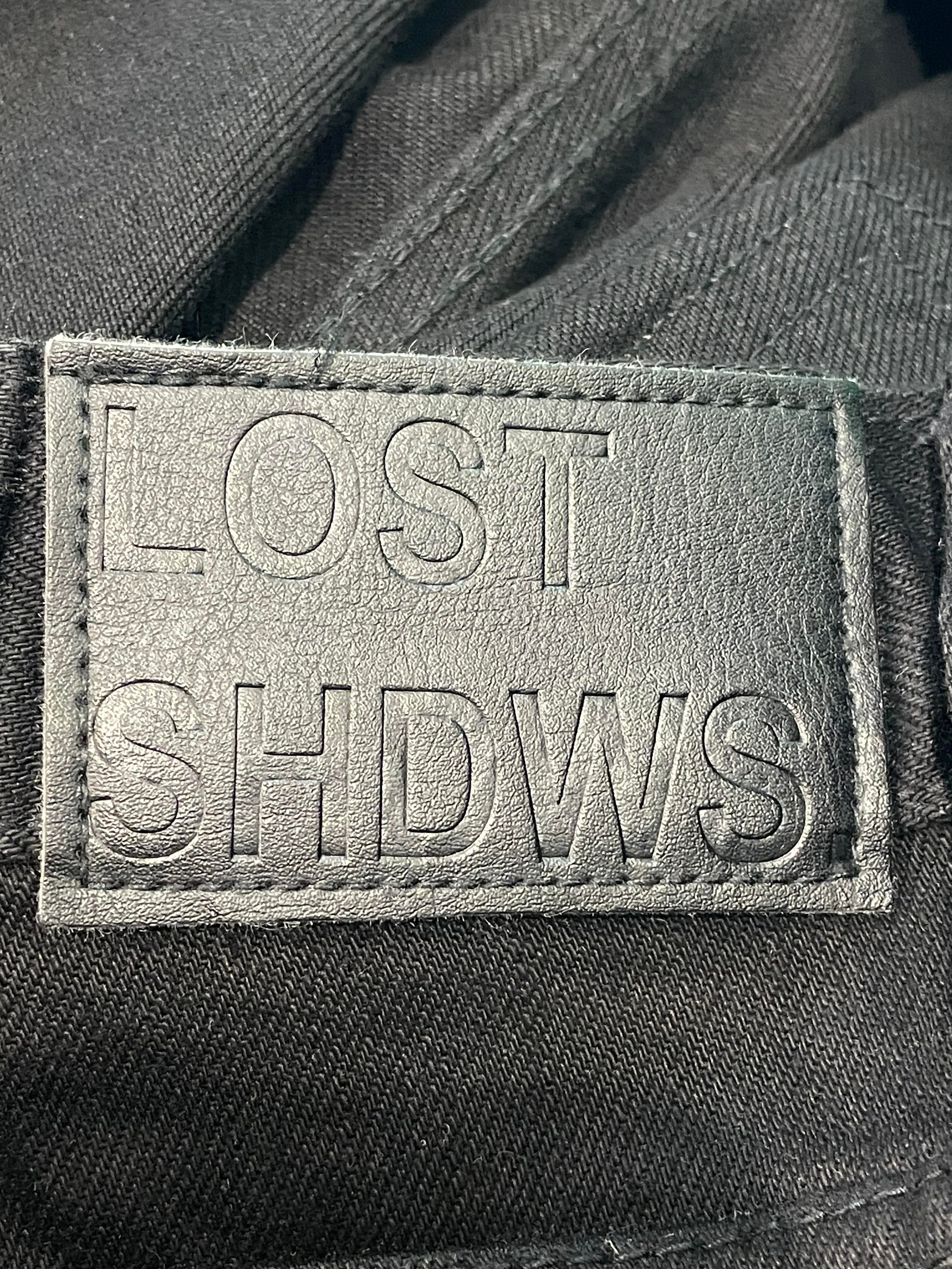 LOSTSHDWS Black Red Denim Jeans