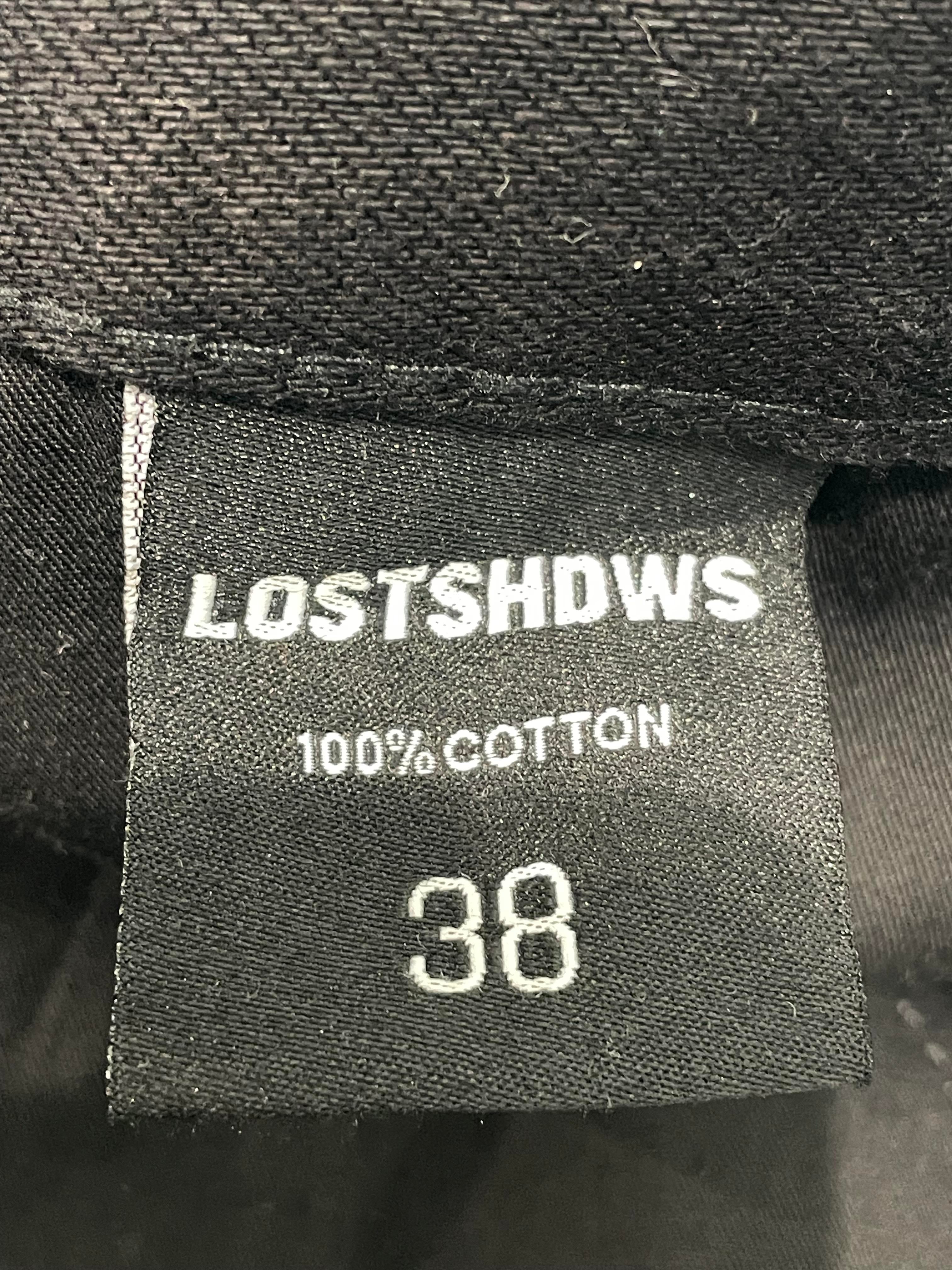 LOSTSHDWS Black Red Denim Jeans