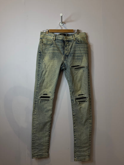 Amiri MX1 Blue Black Patch Used 36