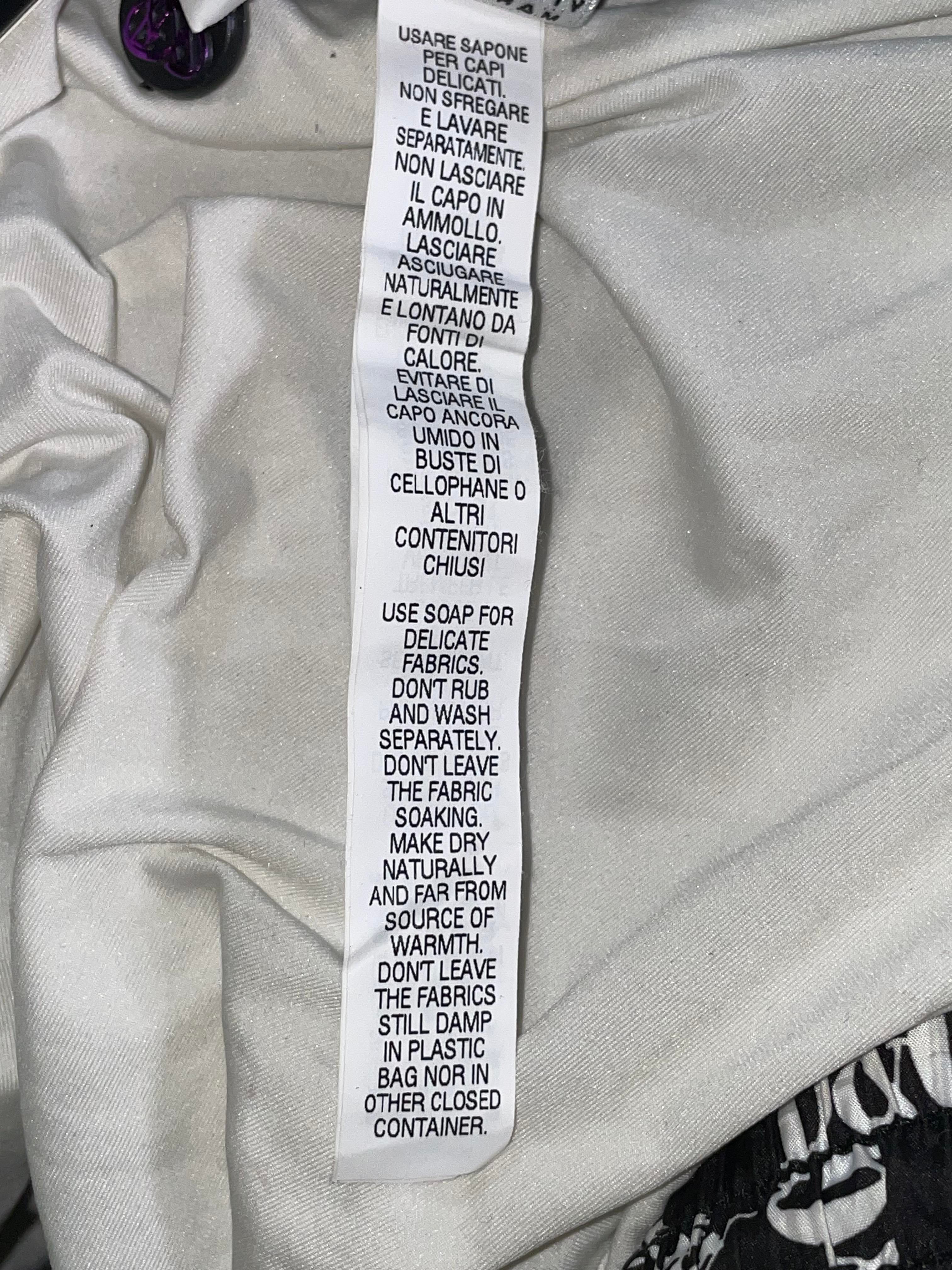 D&G Black & White Short All Over Swim Trunks