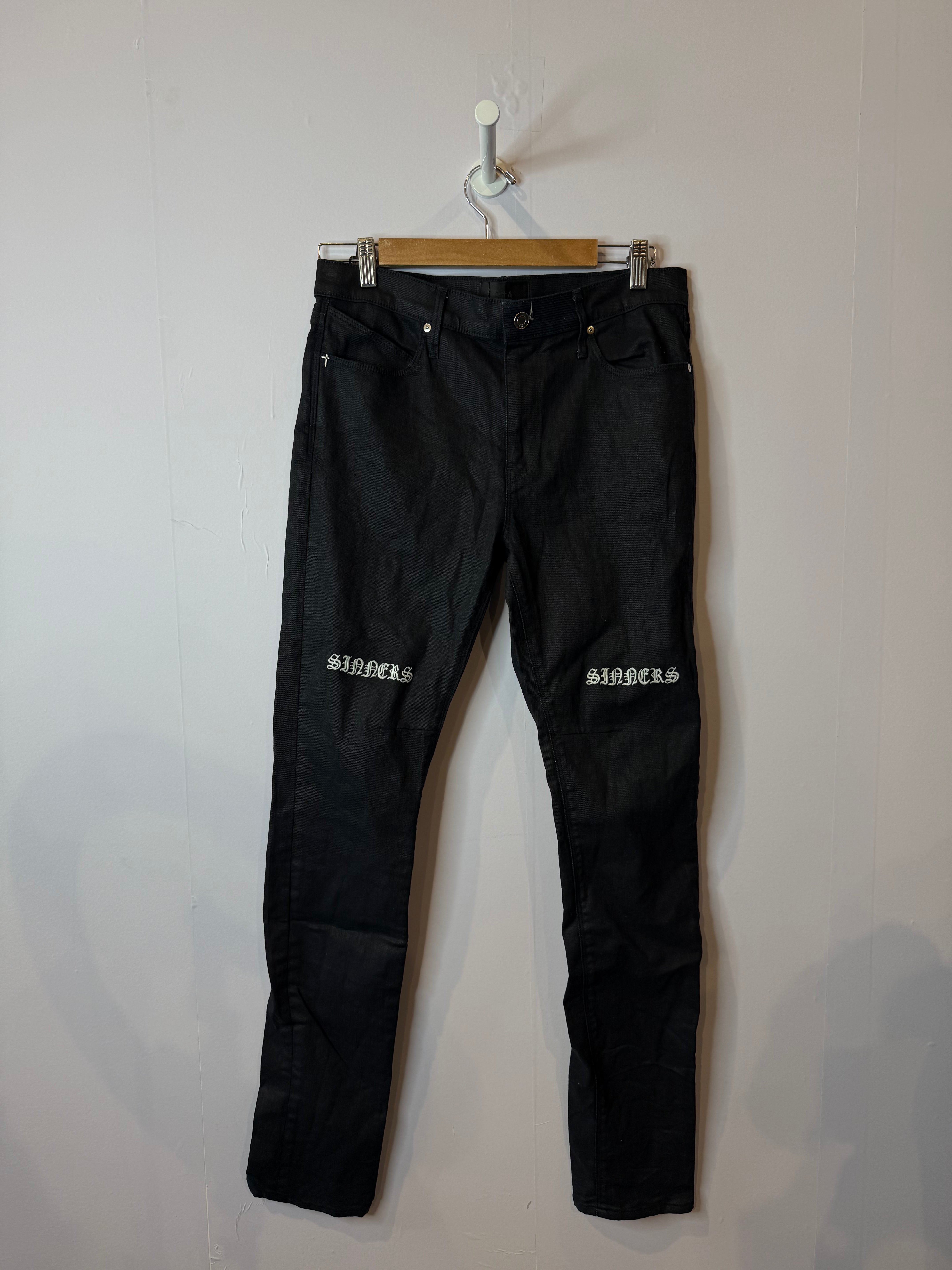 RTA Jeans Navy Wax Used 30