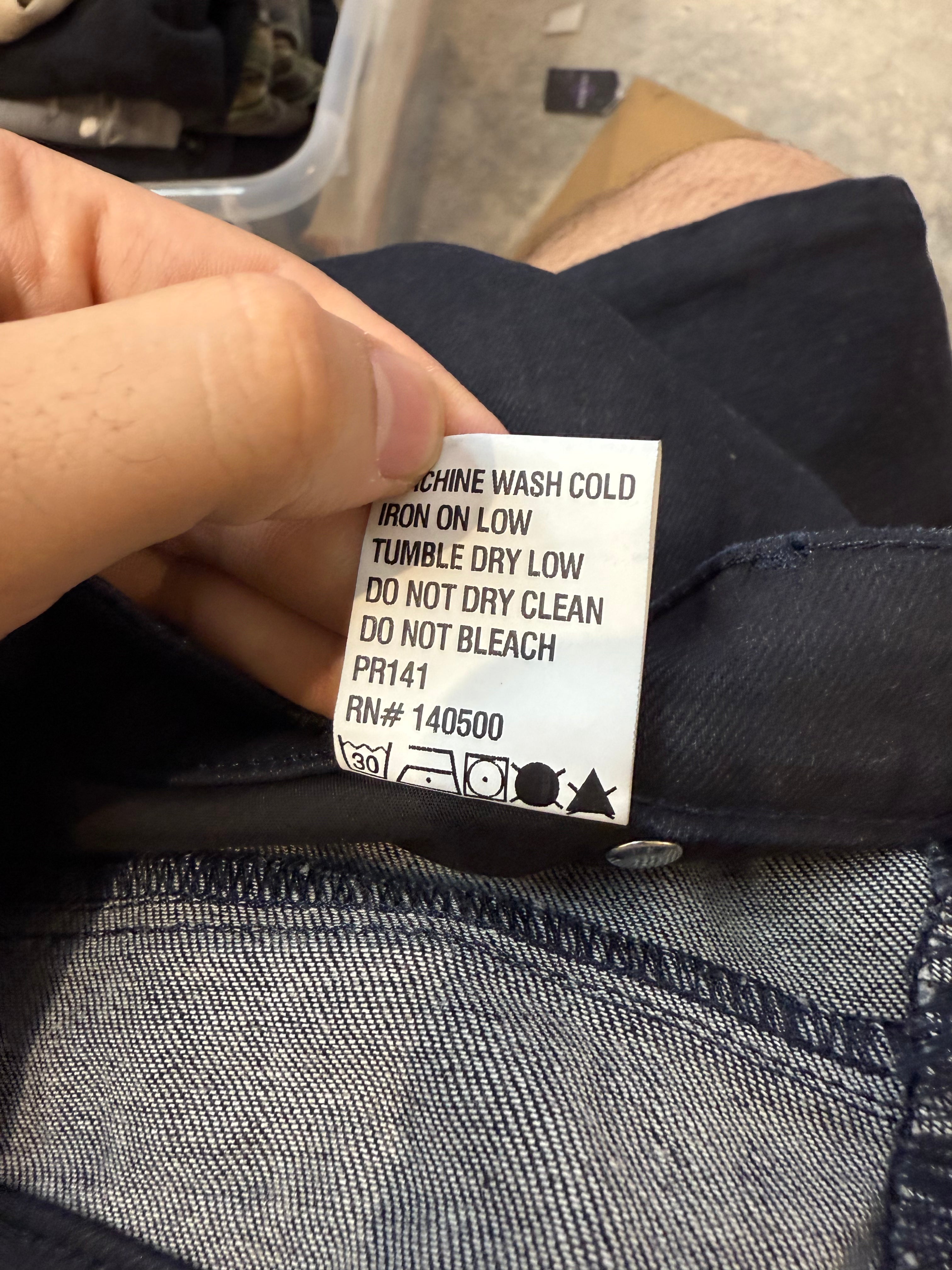 RTA Jeans Navy Wax Used 30