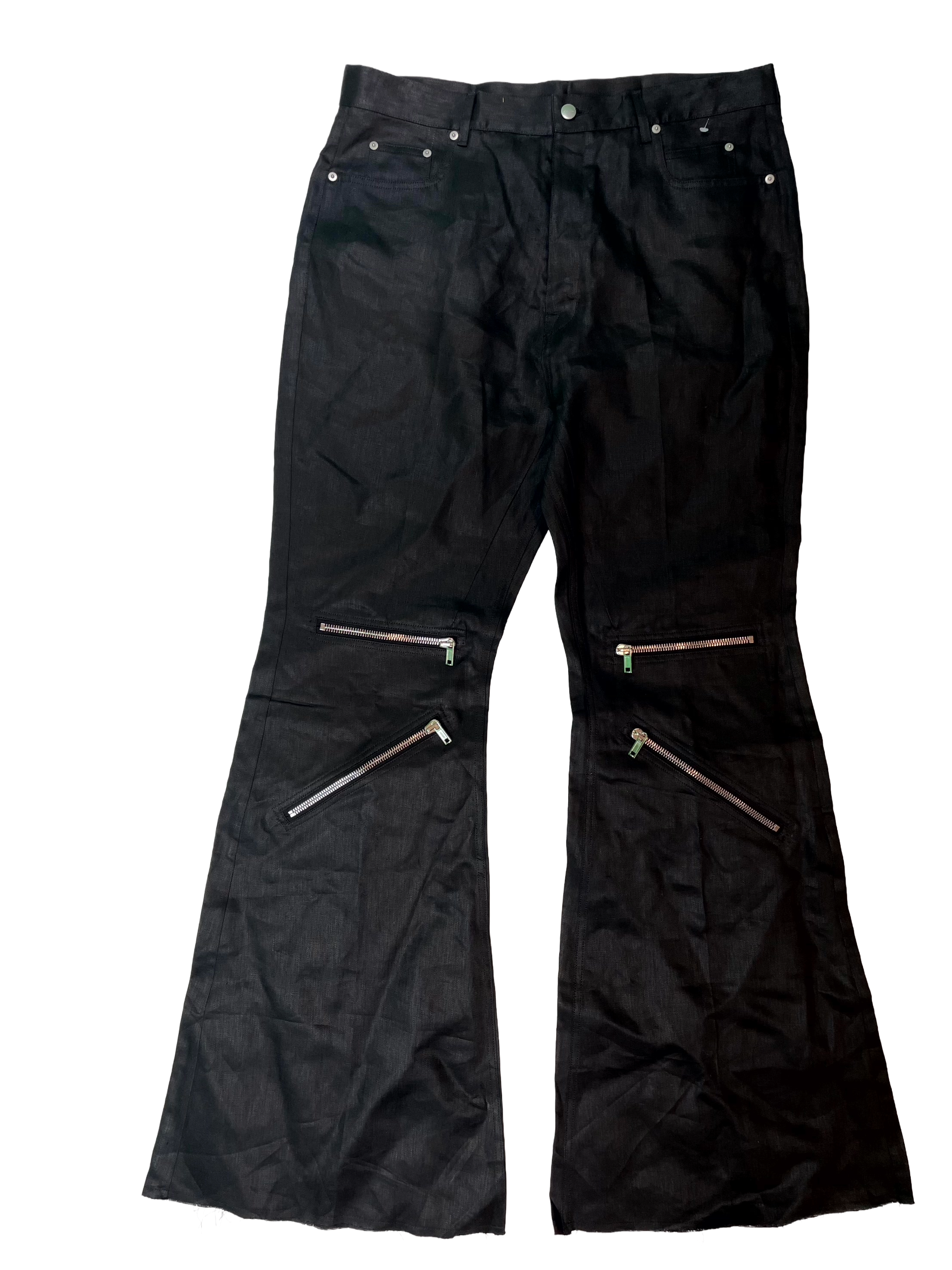 Rick Owens Bolan Cargo Black Pants