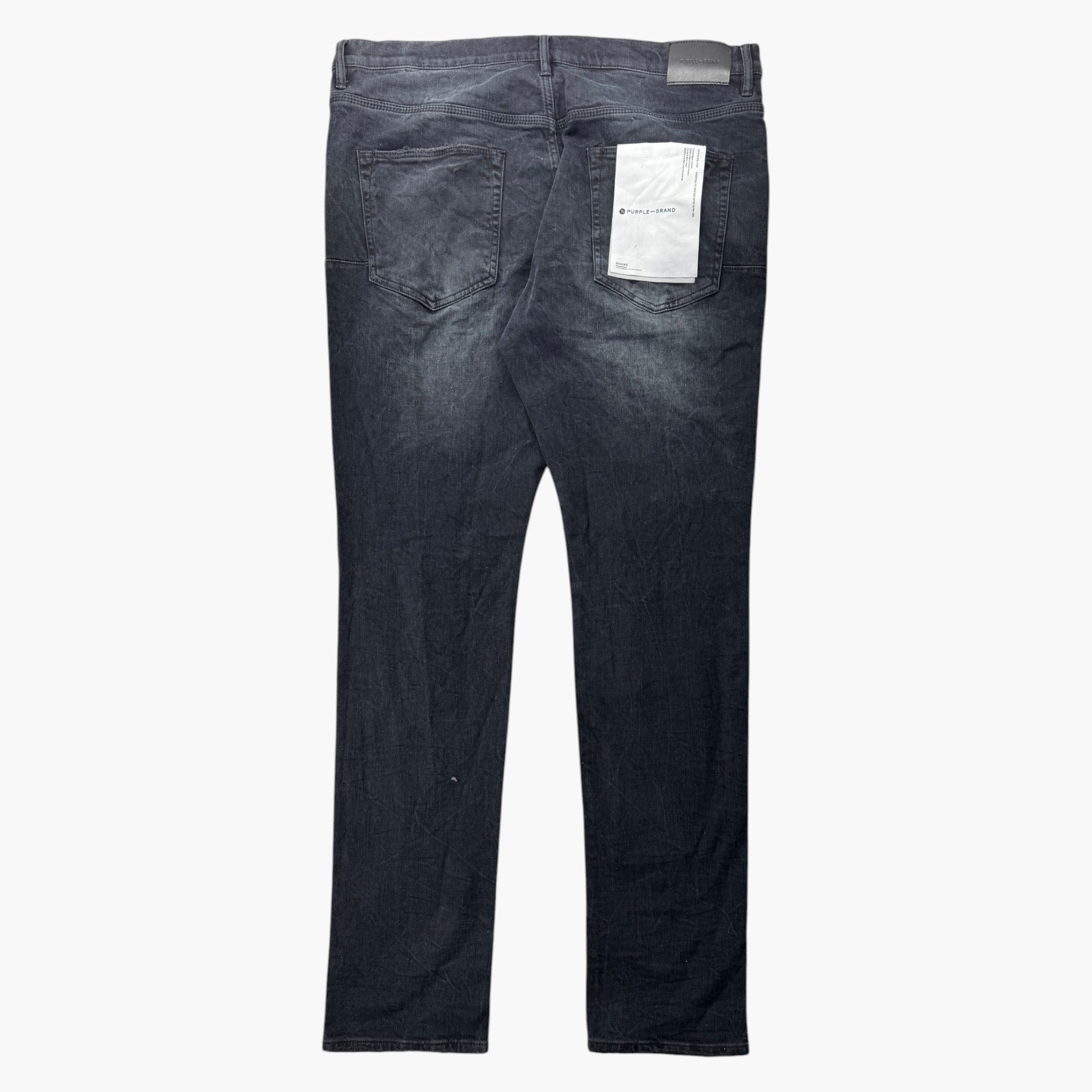Purple Brand Black Knee Rip Jeans