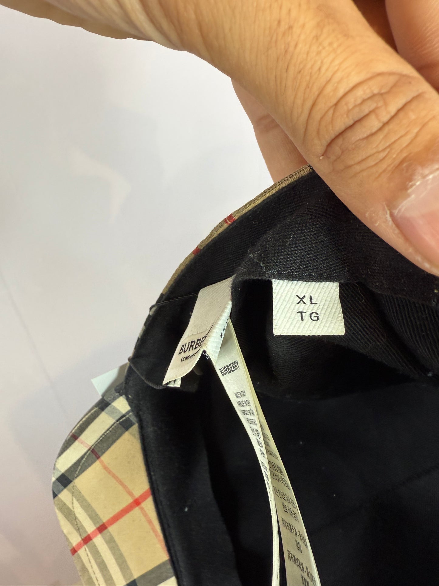 Burberry TB Logo Trucker Brown Monogram Used XL