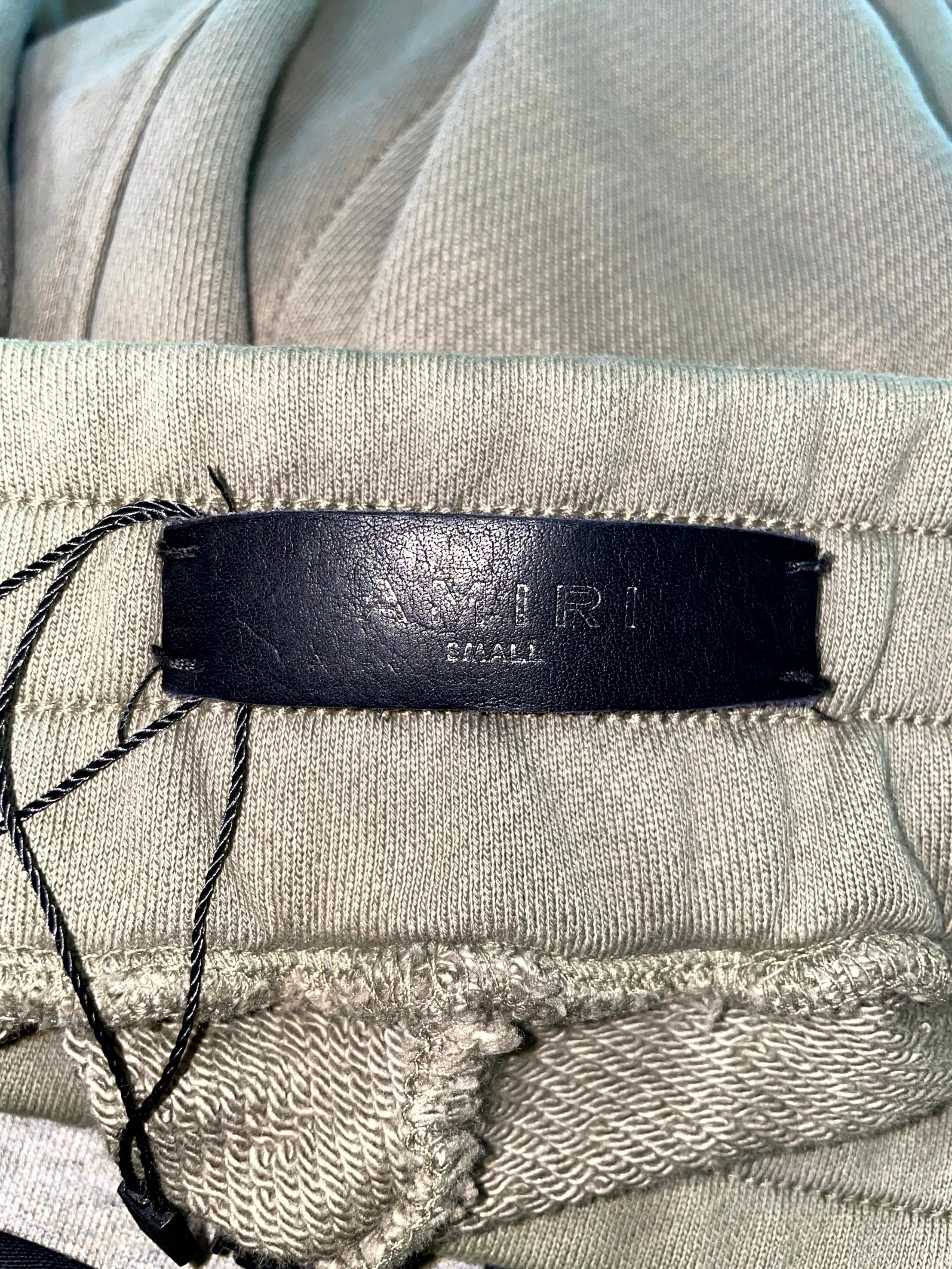 Amiri Core Logo Olive & Black Sweats