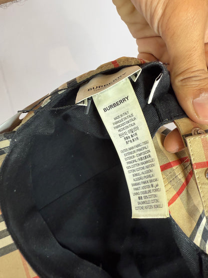 Burberry TB Logo Trucker Brown Monogram Used XL