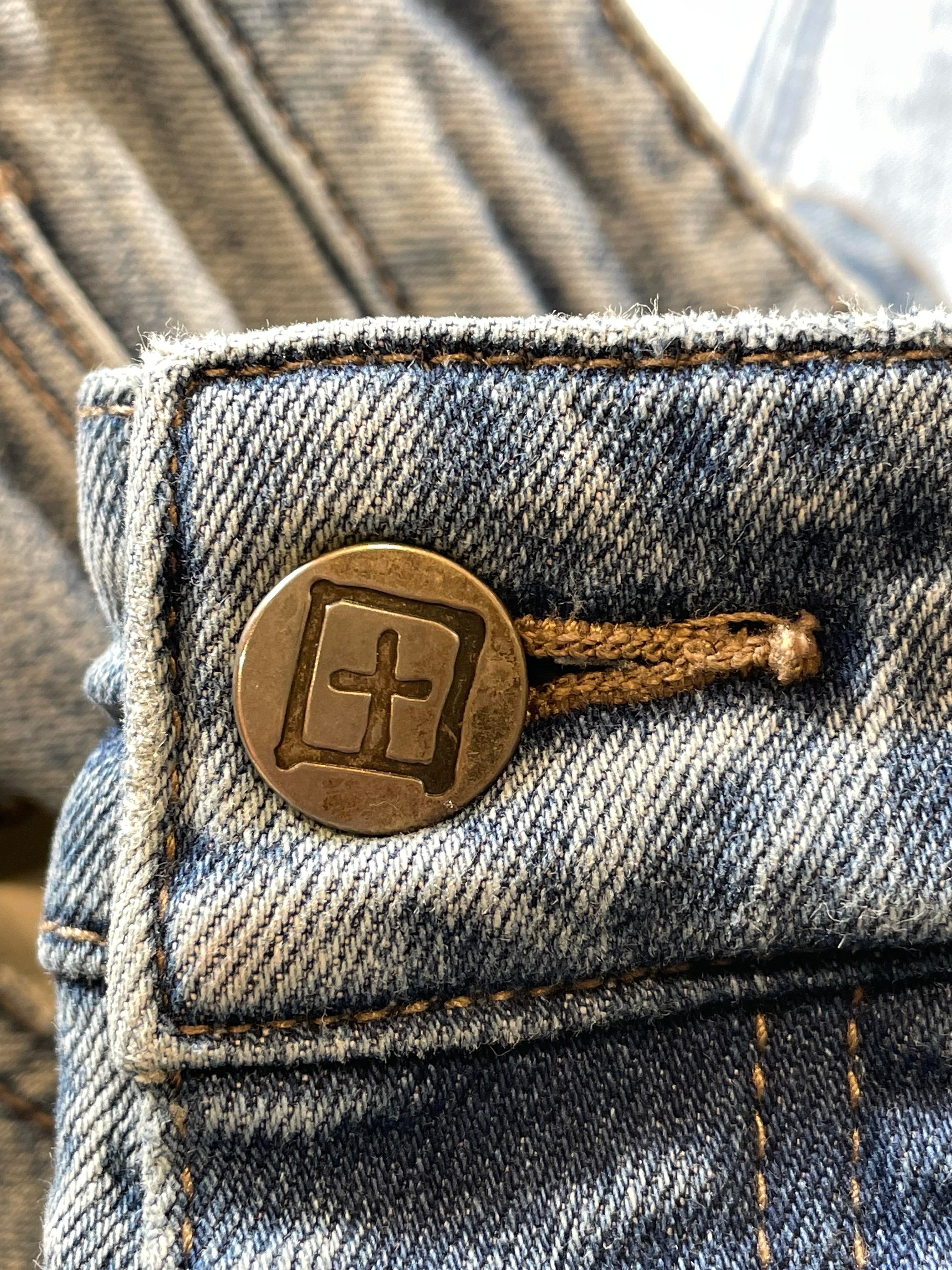 Ksubi Cheetah Patchwork Light Wash Jeans