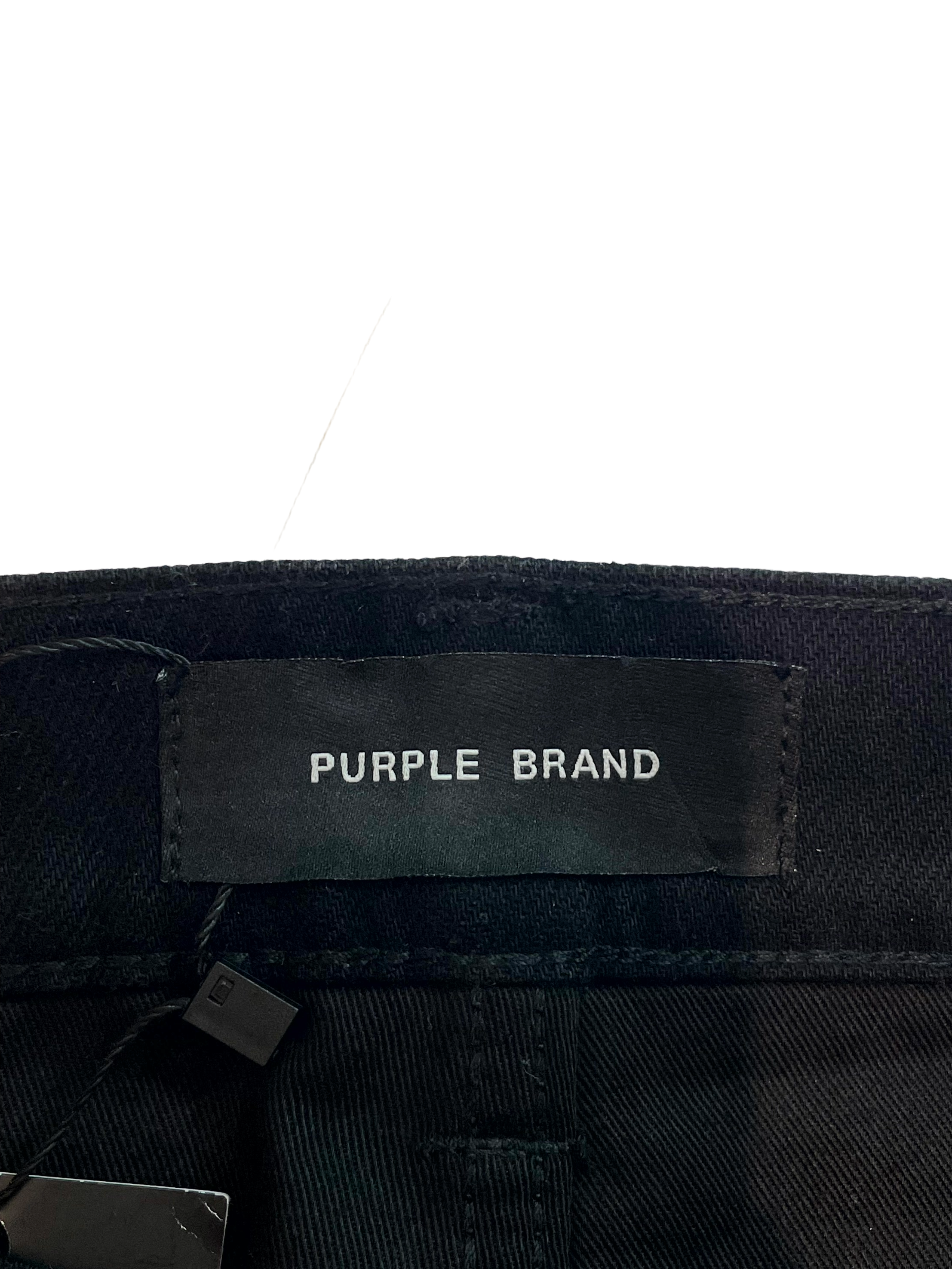 Purple Brand Rhinestone Black Jeans