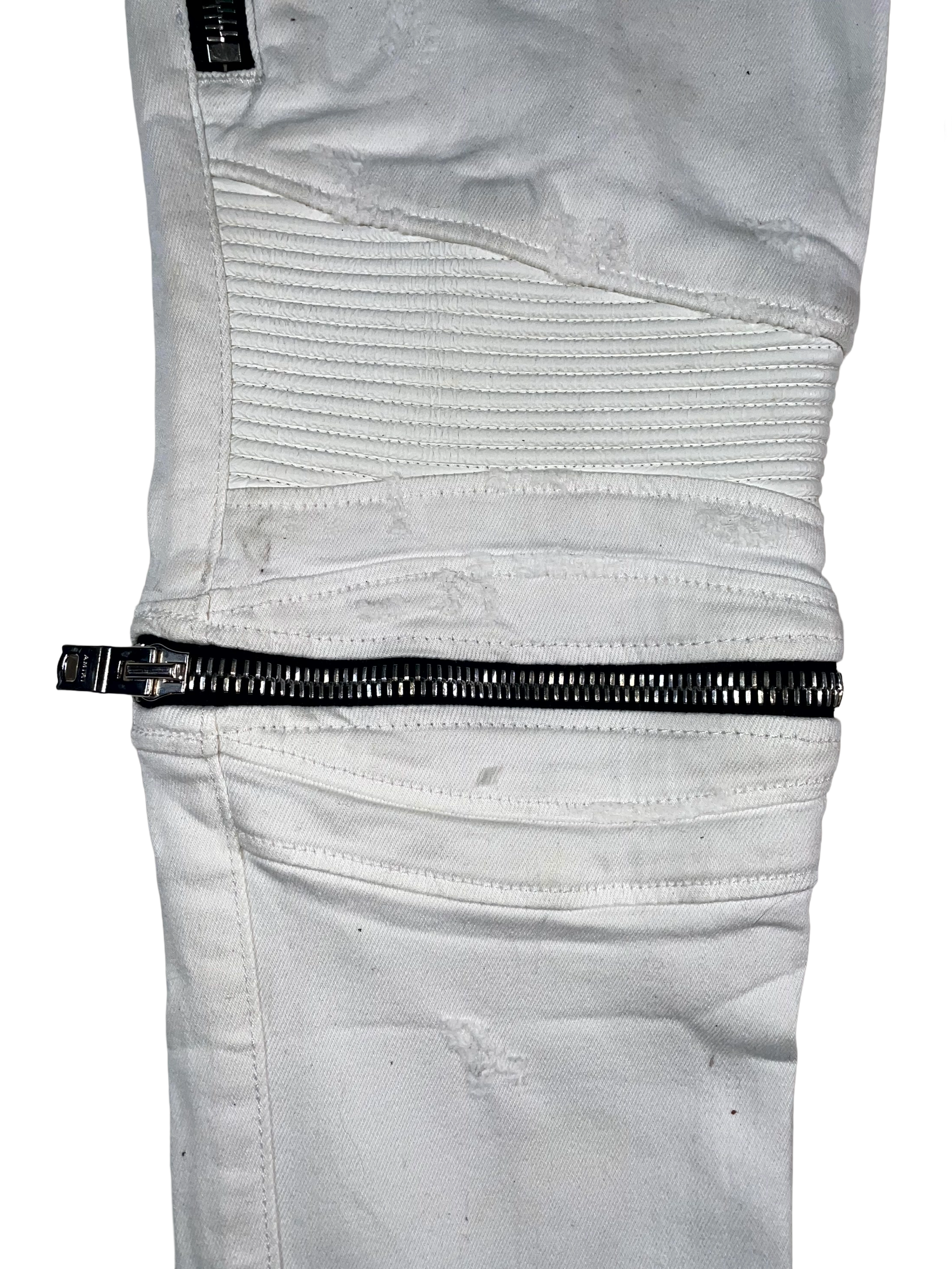 Amiri MX2 Patch White Jeans