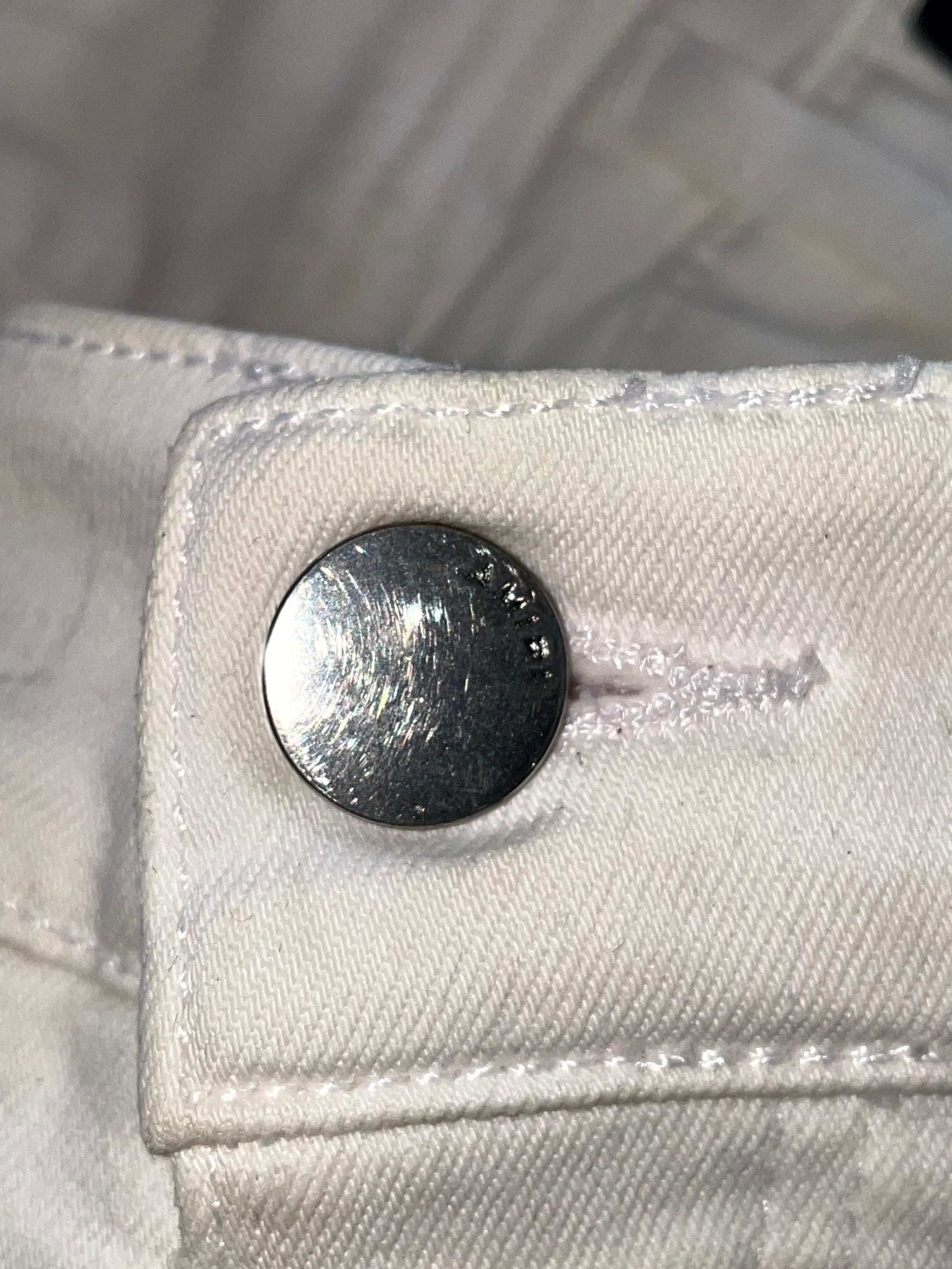 Amiri MX2 Patch White Jeans