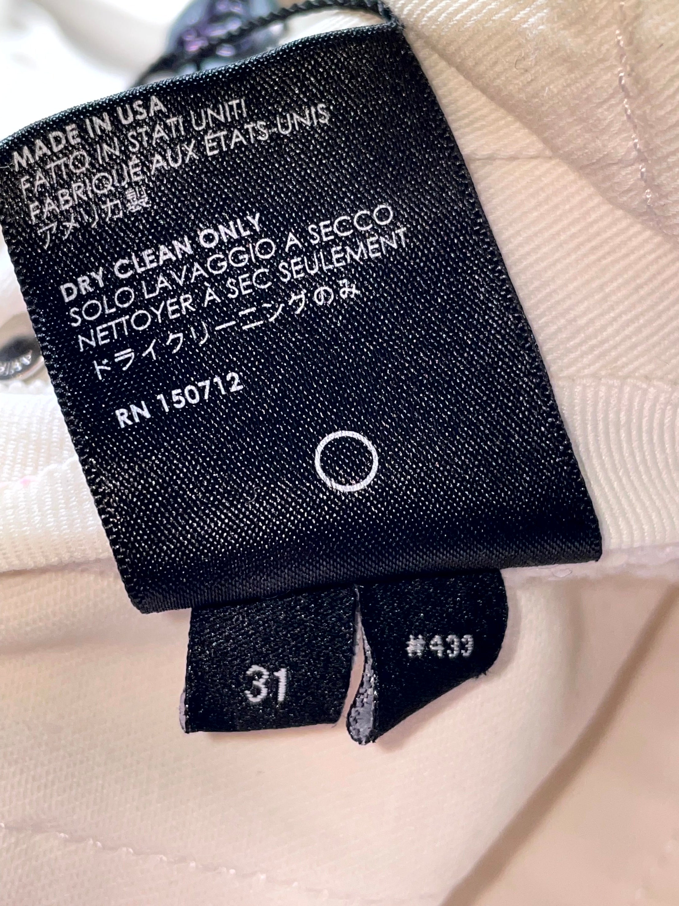 Amiri MX2 Patch White Jeans