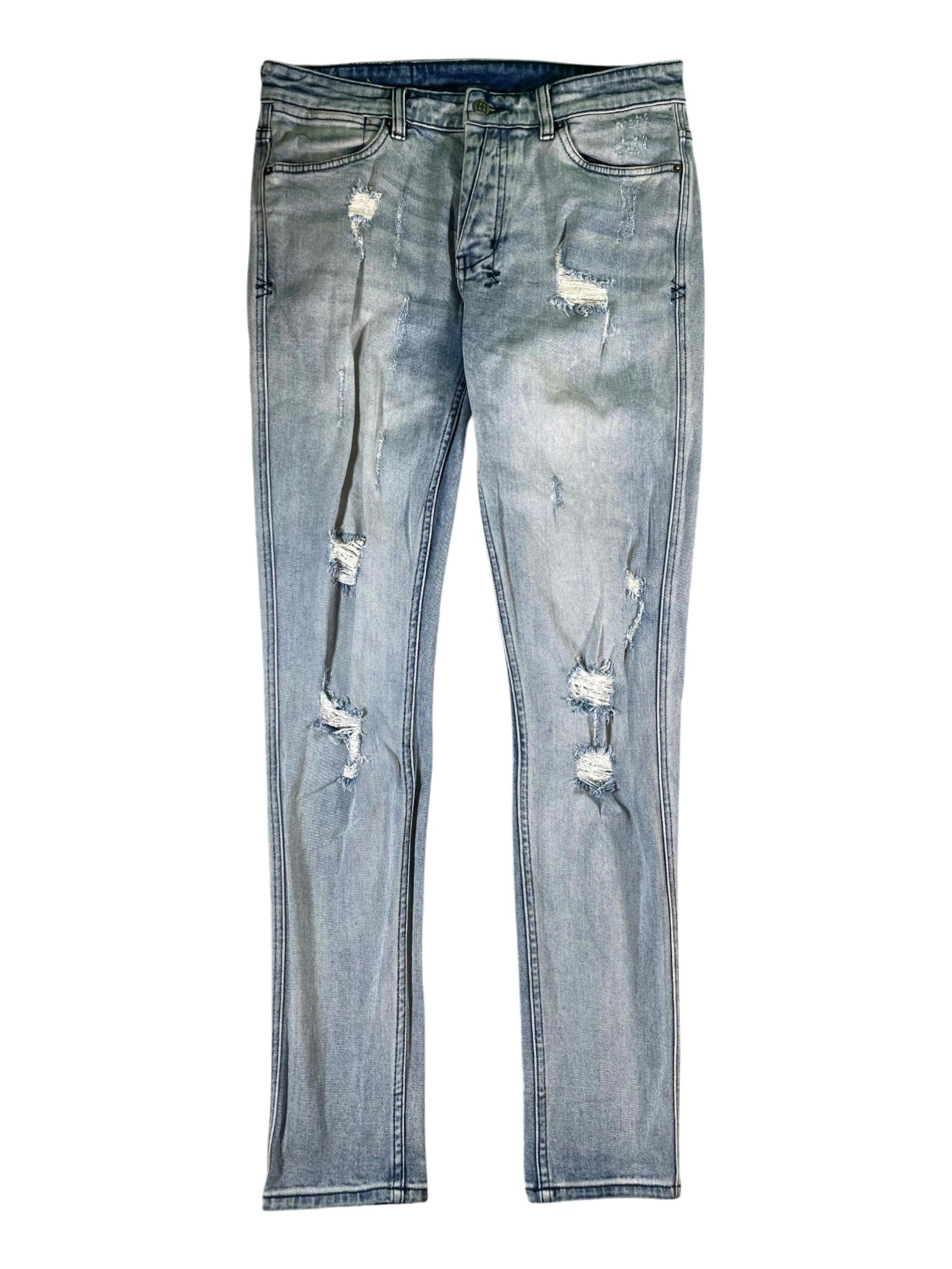Ksubi Distressed Light Wash Jeans