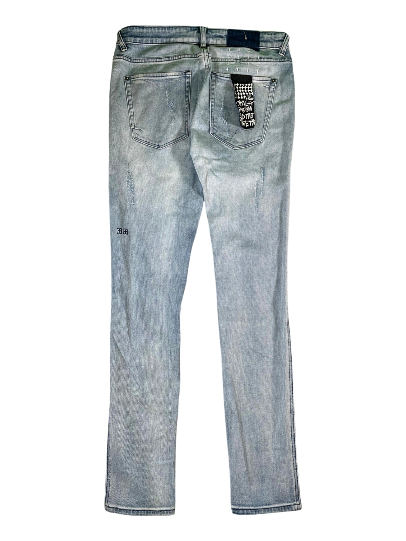 Ksubi Distressed Light Wash Jeans