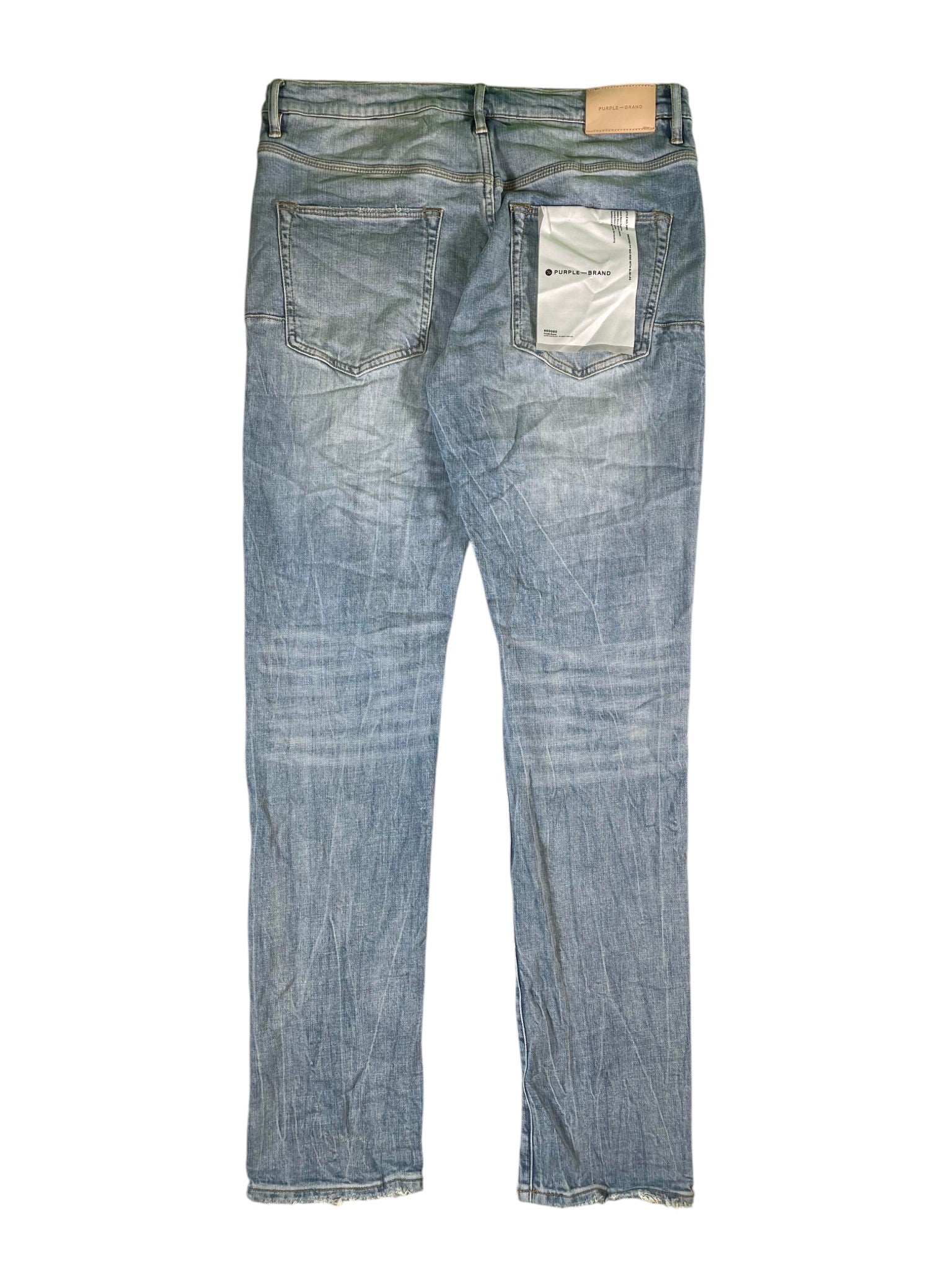 Purple Brand Light Wash Knee Rip Jeans