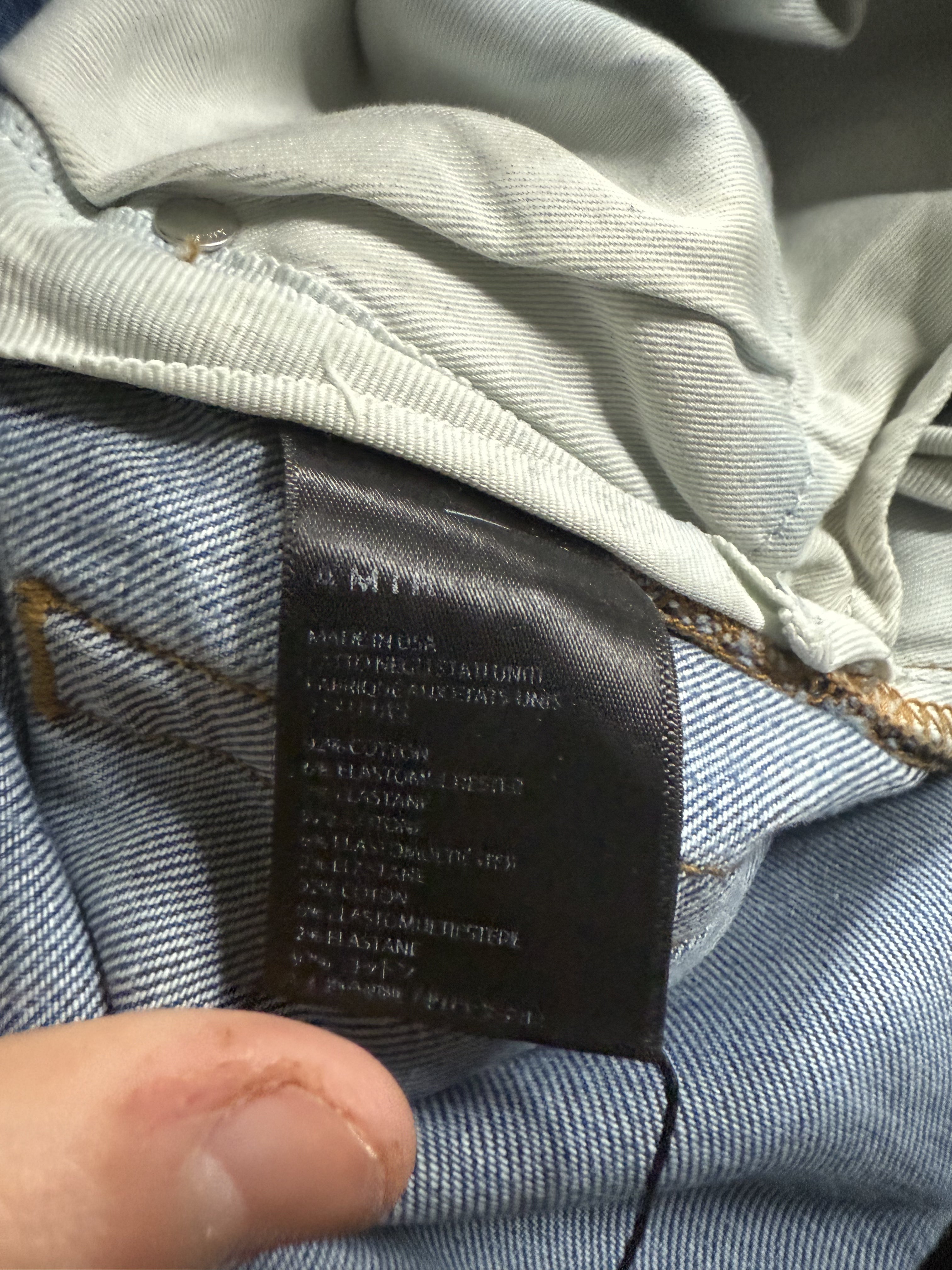 Amiri MX2 Lightwash Yellow Brown Jeans Used 31