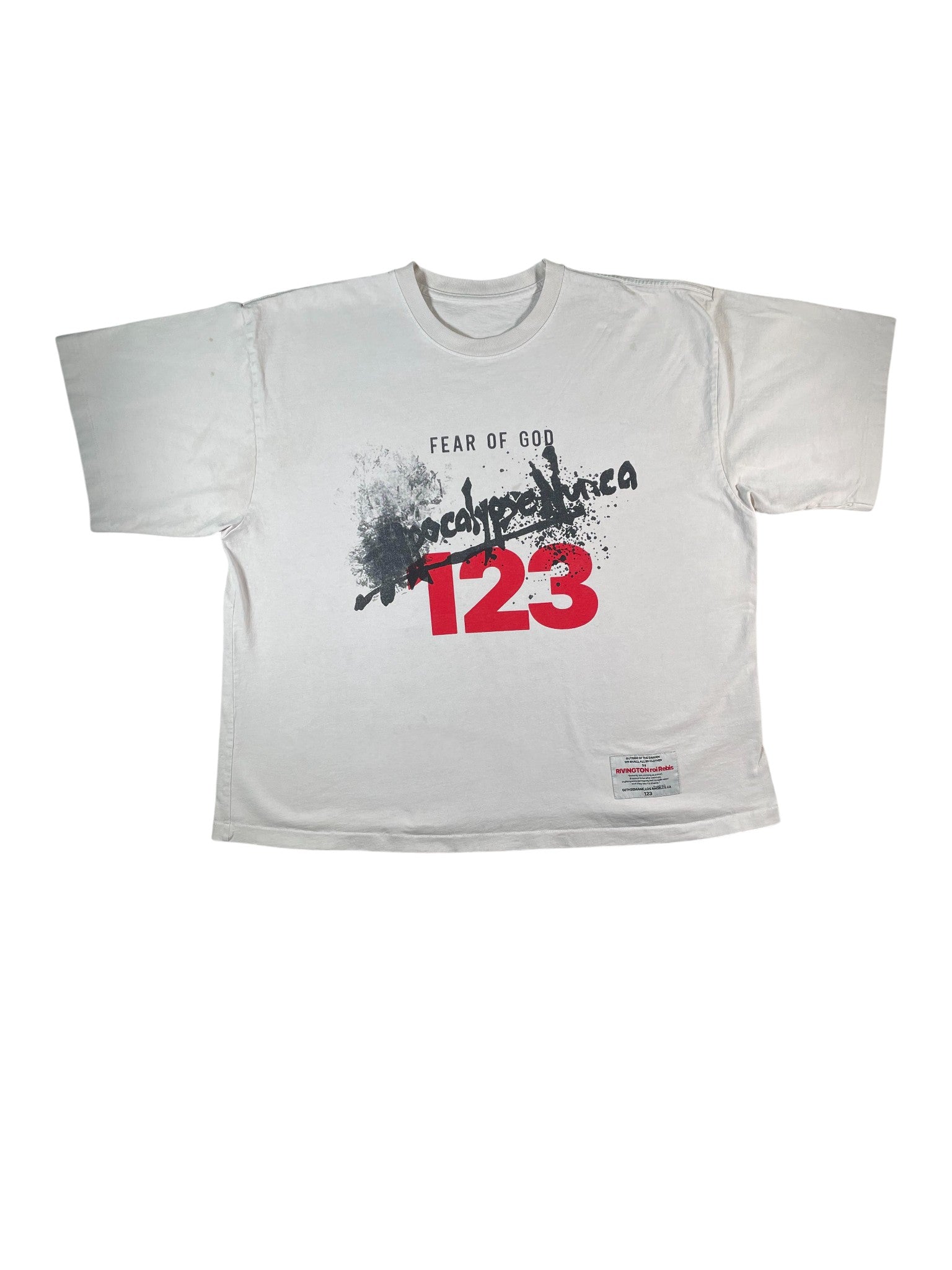 Rivington 123 x FOG Cream & Red Tee