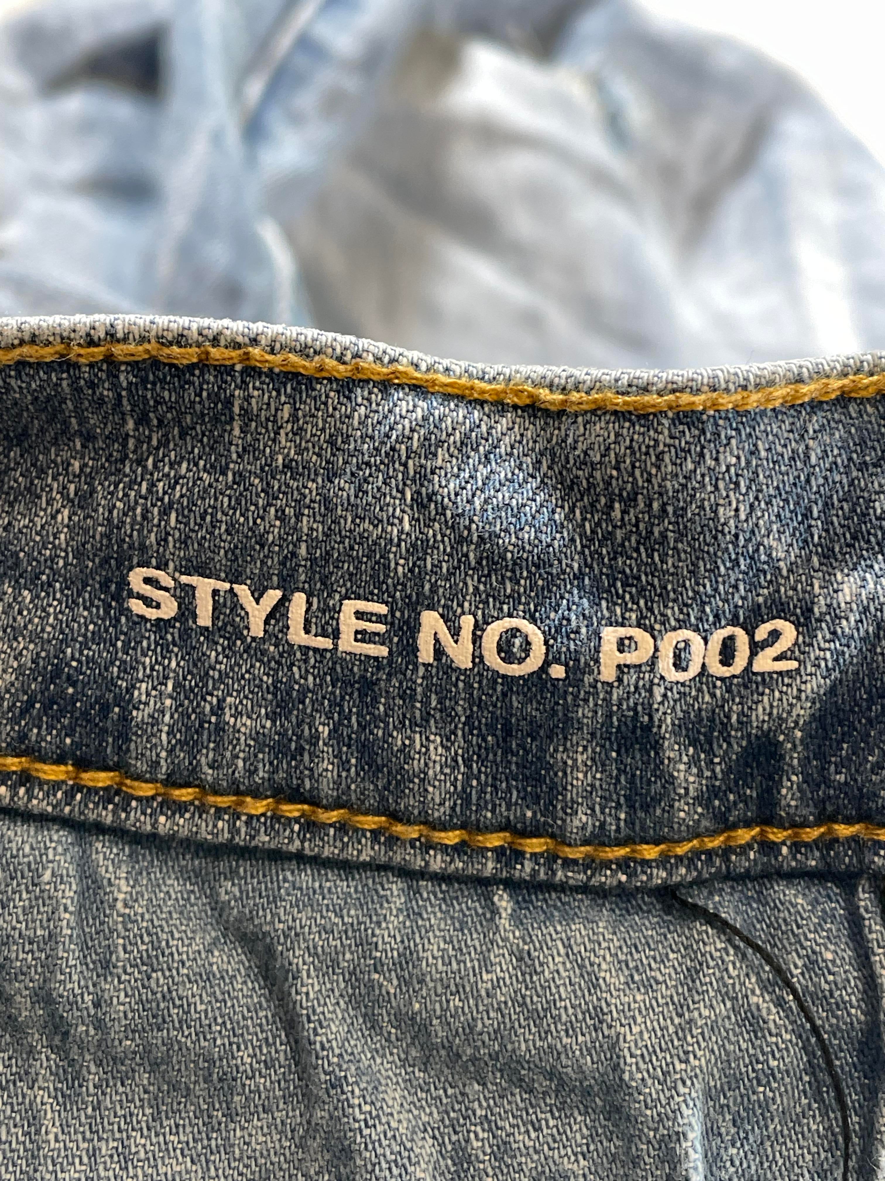 Purple Brand Light Wash Knee Rip Jeans