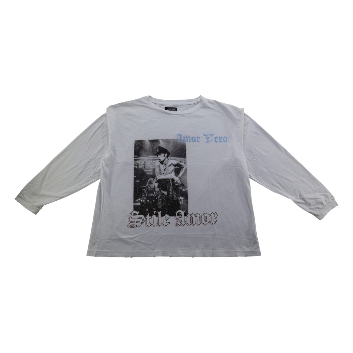 Stile De Amor 'Vero' White LS Tee