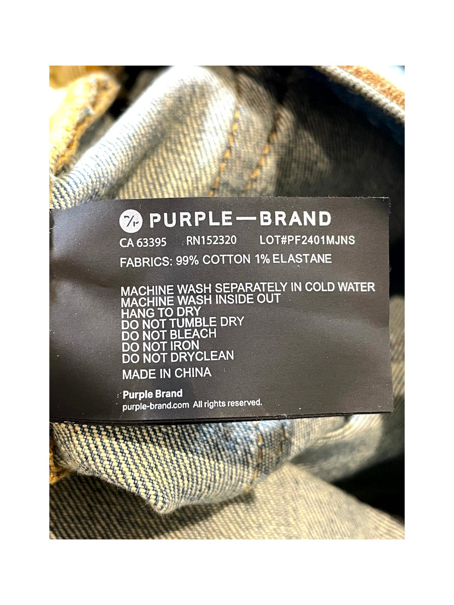 Purple Brand Dark Wash Jeans