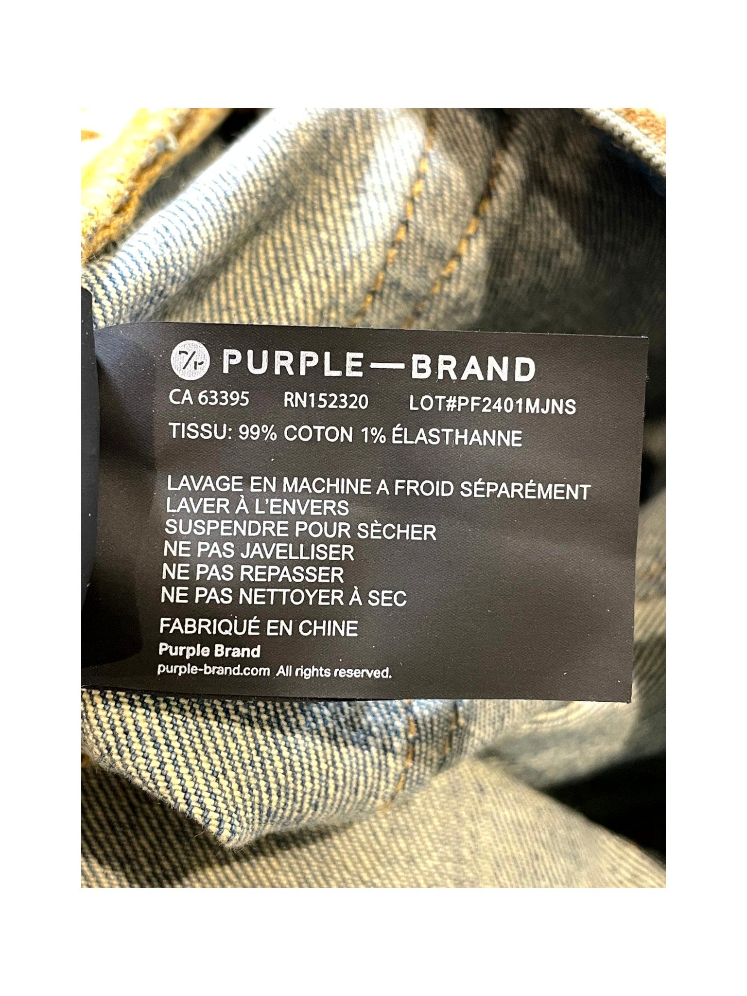 Purple Brand Dark Wash Jeans